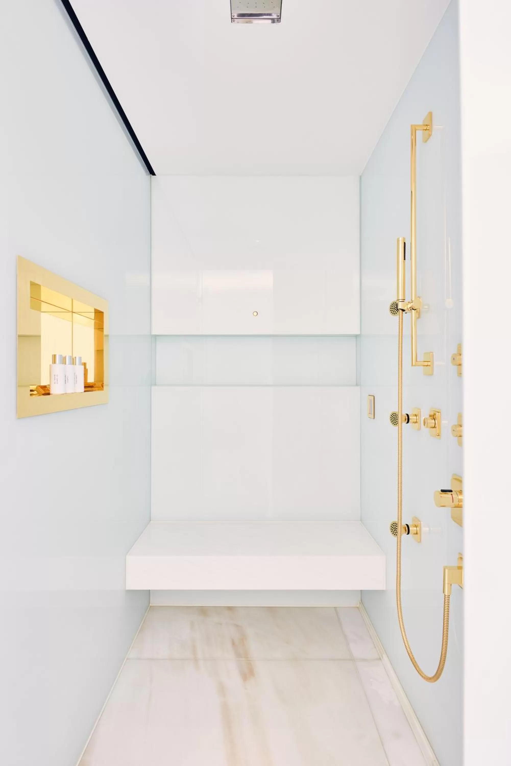 Steam room, Bed in The Dolder Grand - City and Spa Resort Zurich