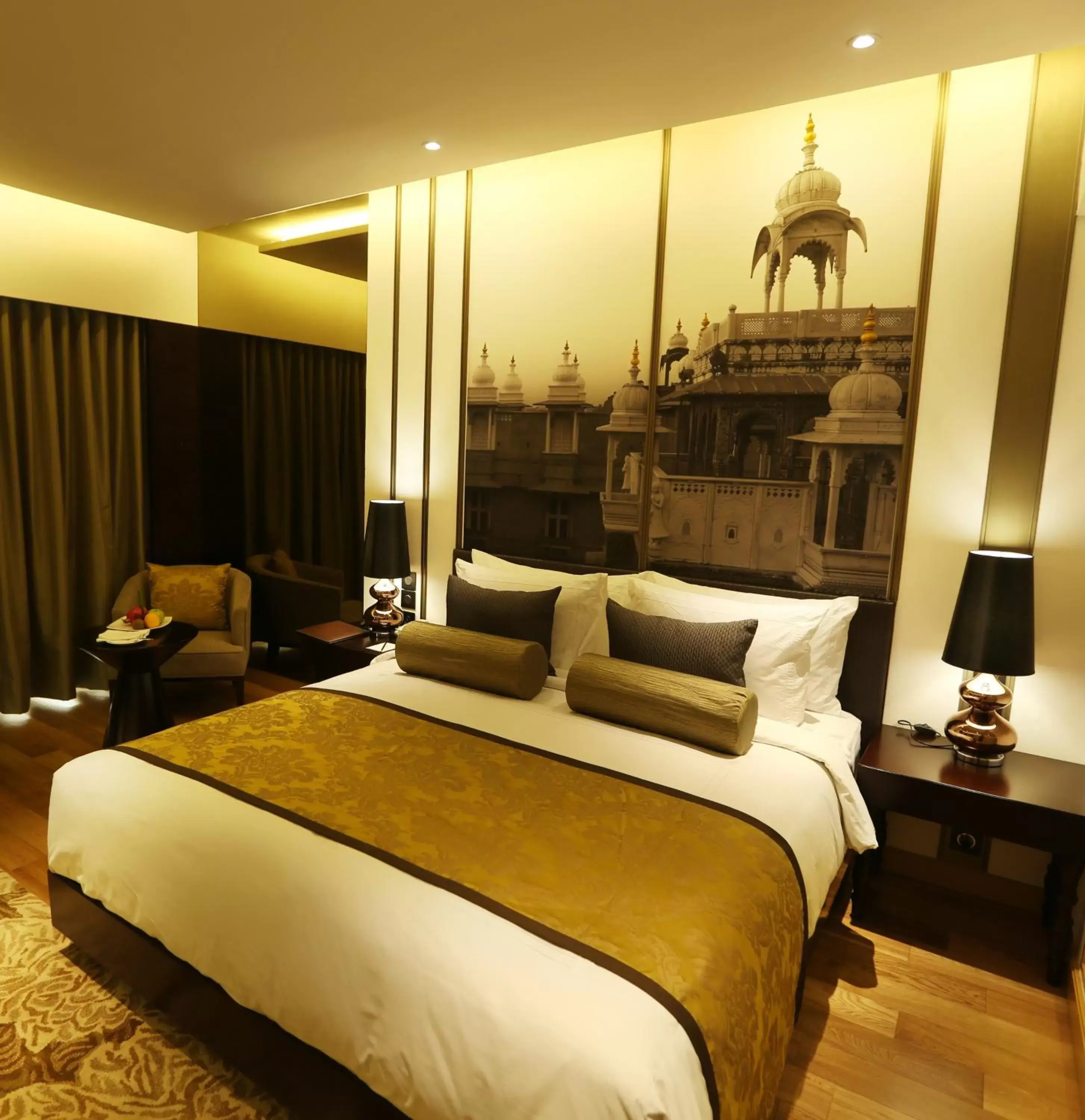 Photo of the whole room, Bed in Pride Plaza Hotel, Aerocity New Delhi