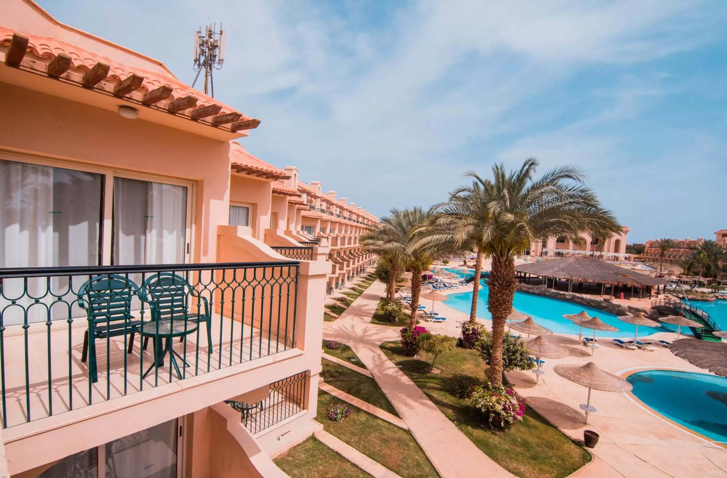 Balcony/Terrace in Pyramisa Beach Resort Sahl Hasheesh