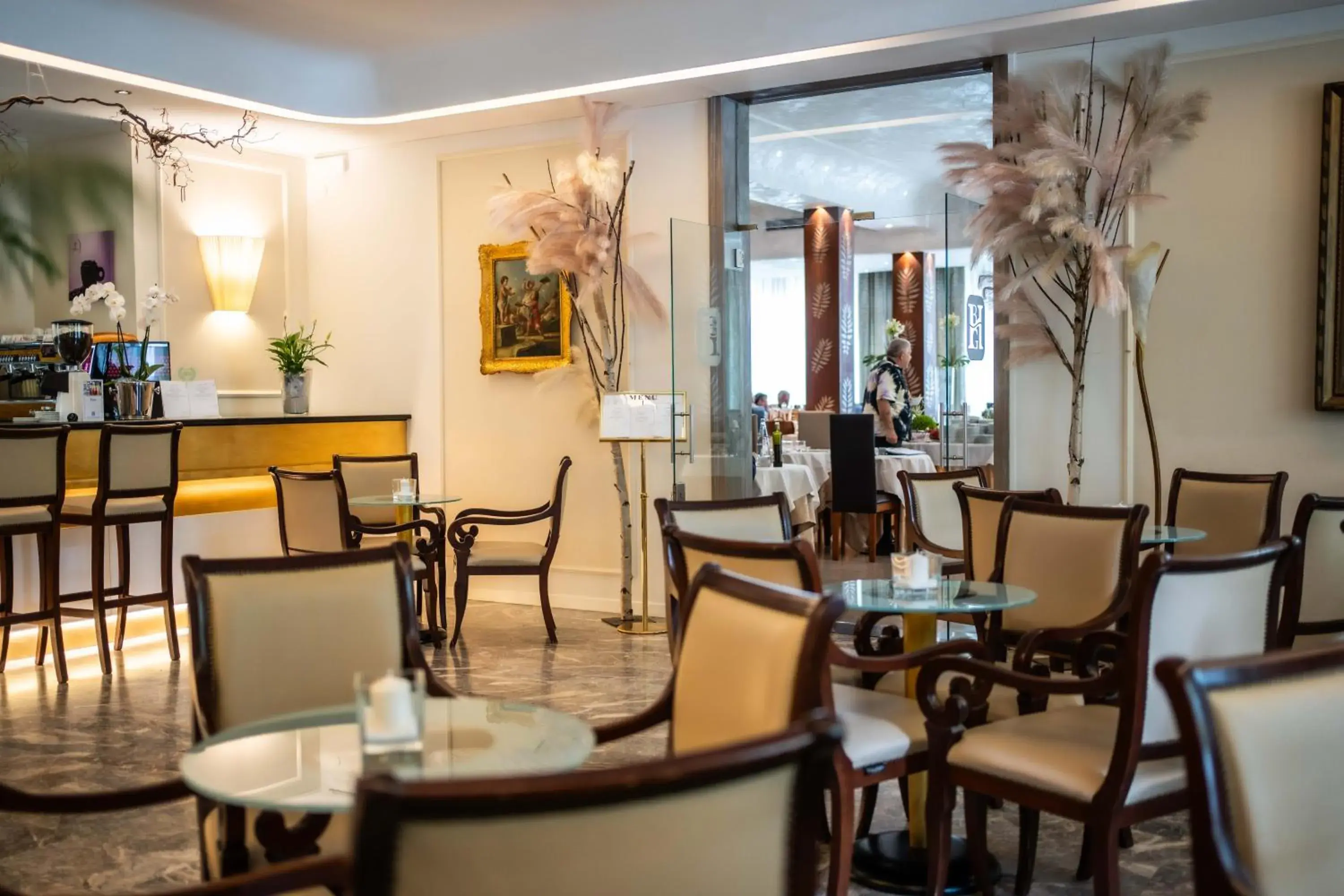 Lounge or bar, Restaurant/Places to Eat in Hotel Terme Milano