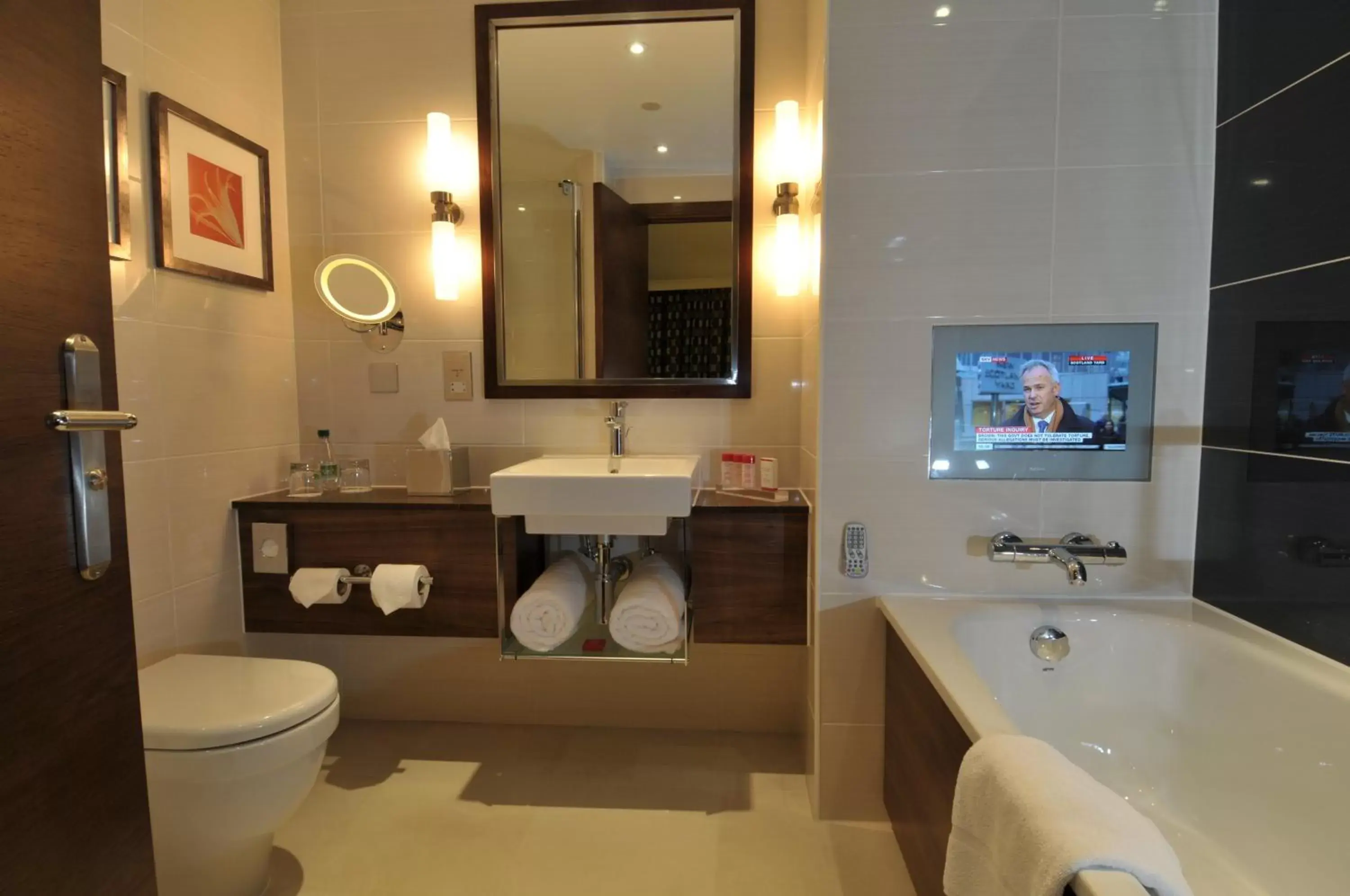 Bathroom in Crowne Plaza London - Gatwick Airport, an IHG Hotel