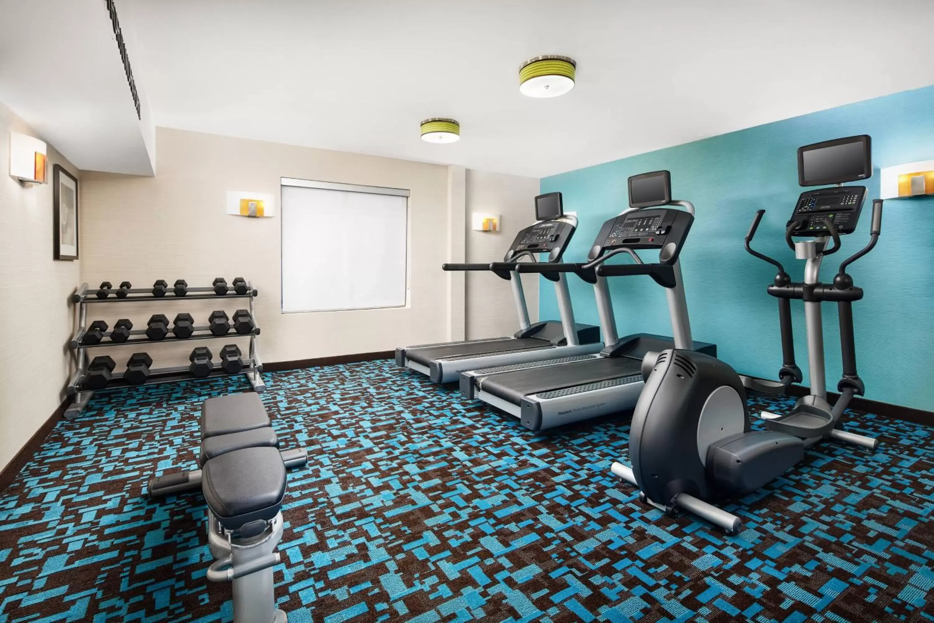 Fitness centre/facilities, Fitness Center/Facilities in Fairfield Inn and Suites by Marriott Plainville