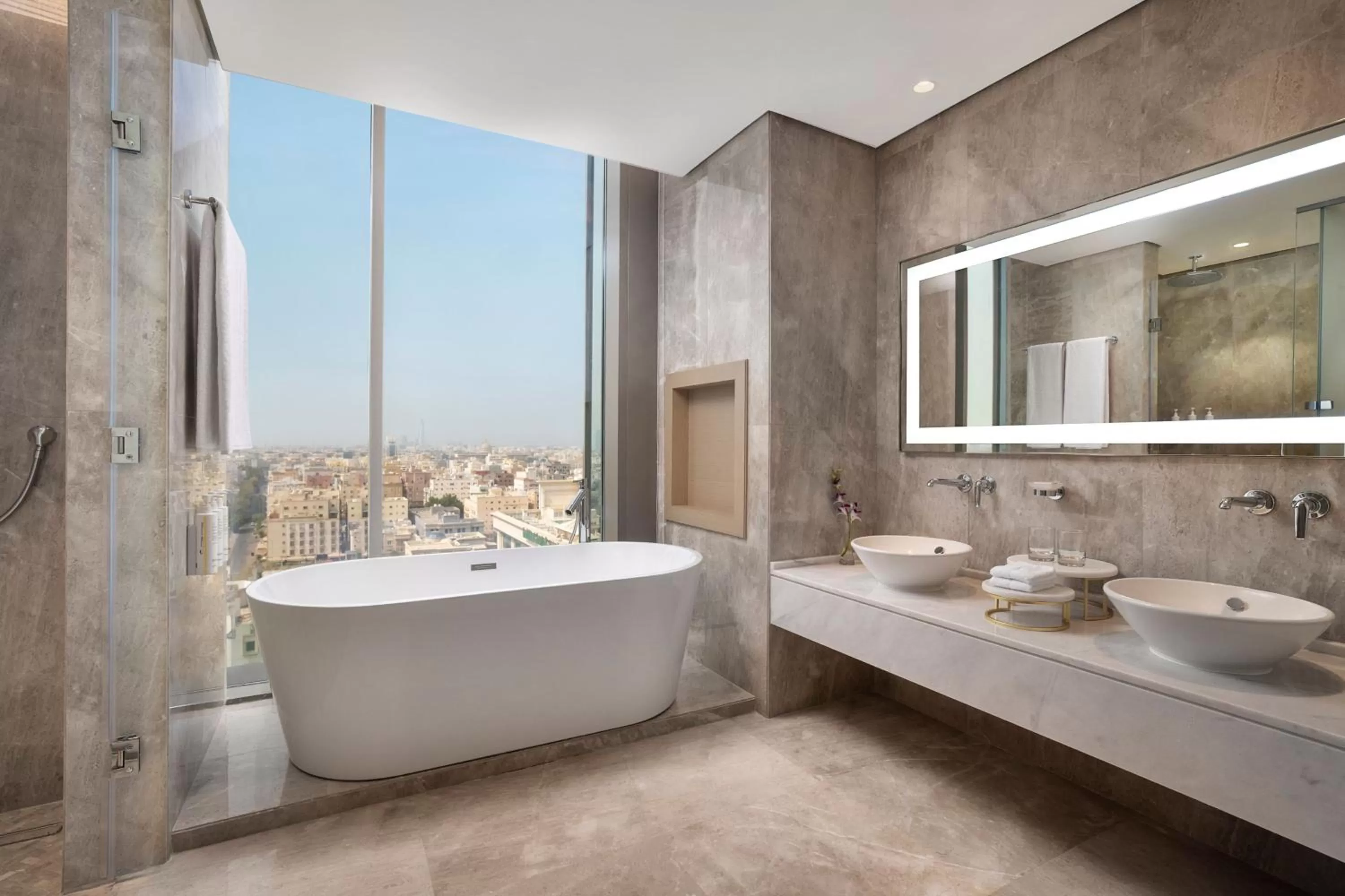 Bathroom in Jeddah Marriott Hotel Madinah Road