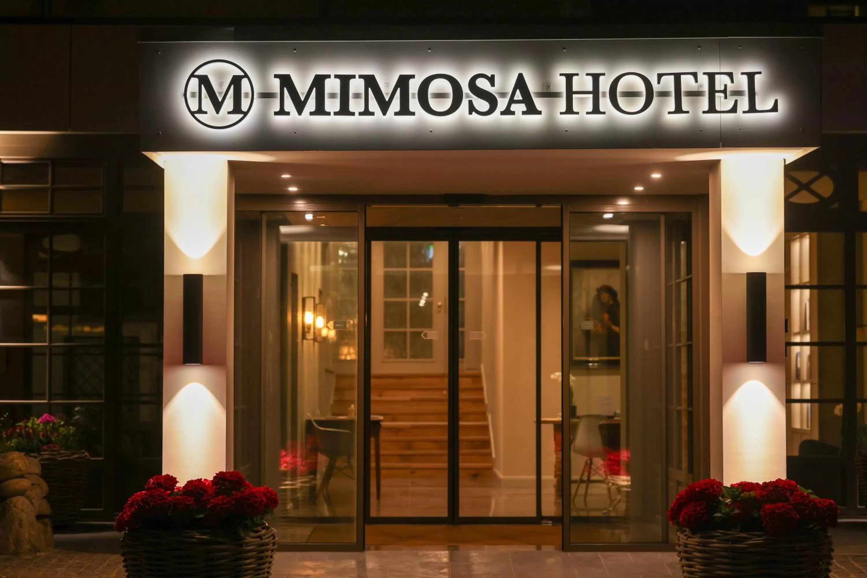 Facade/entrance in Mimosa Hotel