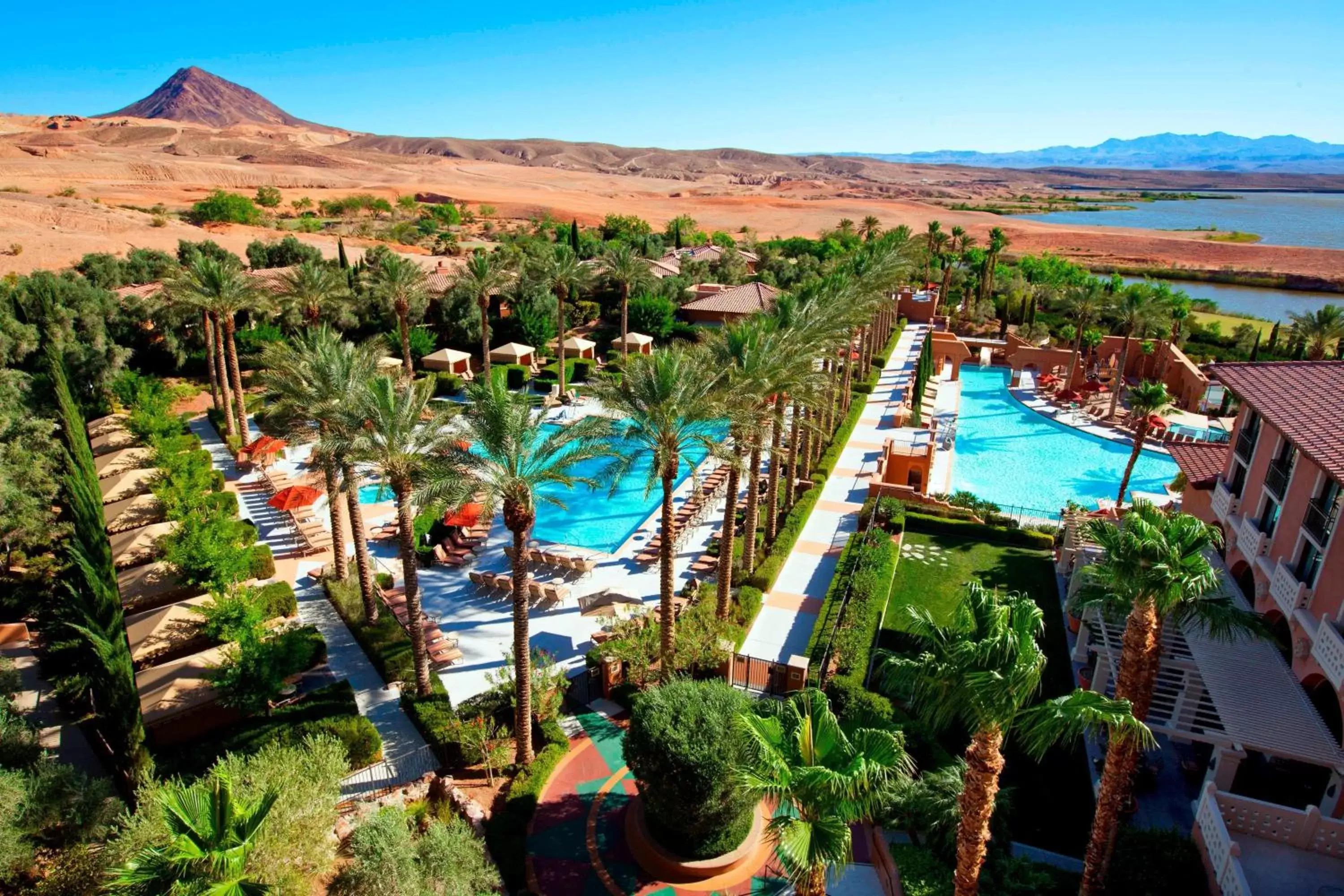 Swimming pool, Bird's-eye View in The Westin Lake Las Vegas Resort & Spa