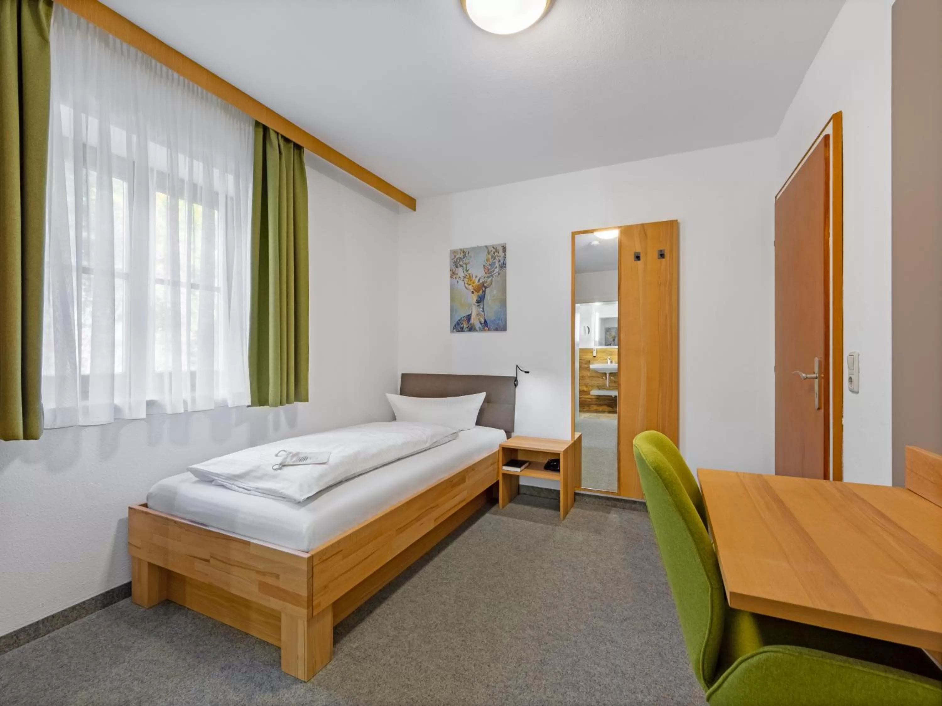 View (from property/room), Bed in Landhotel Gabriele