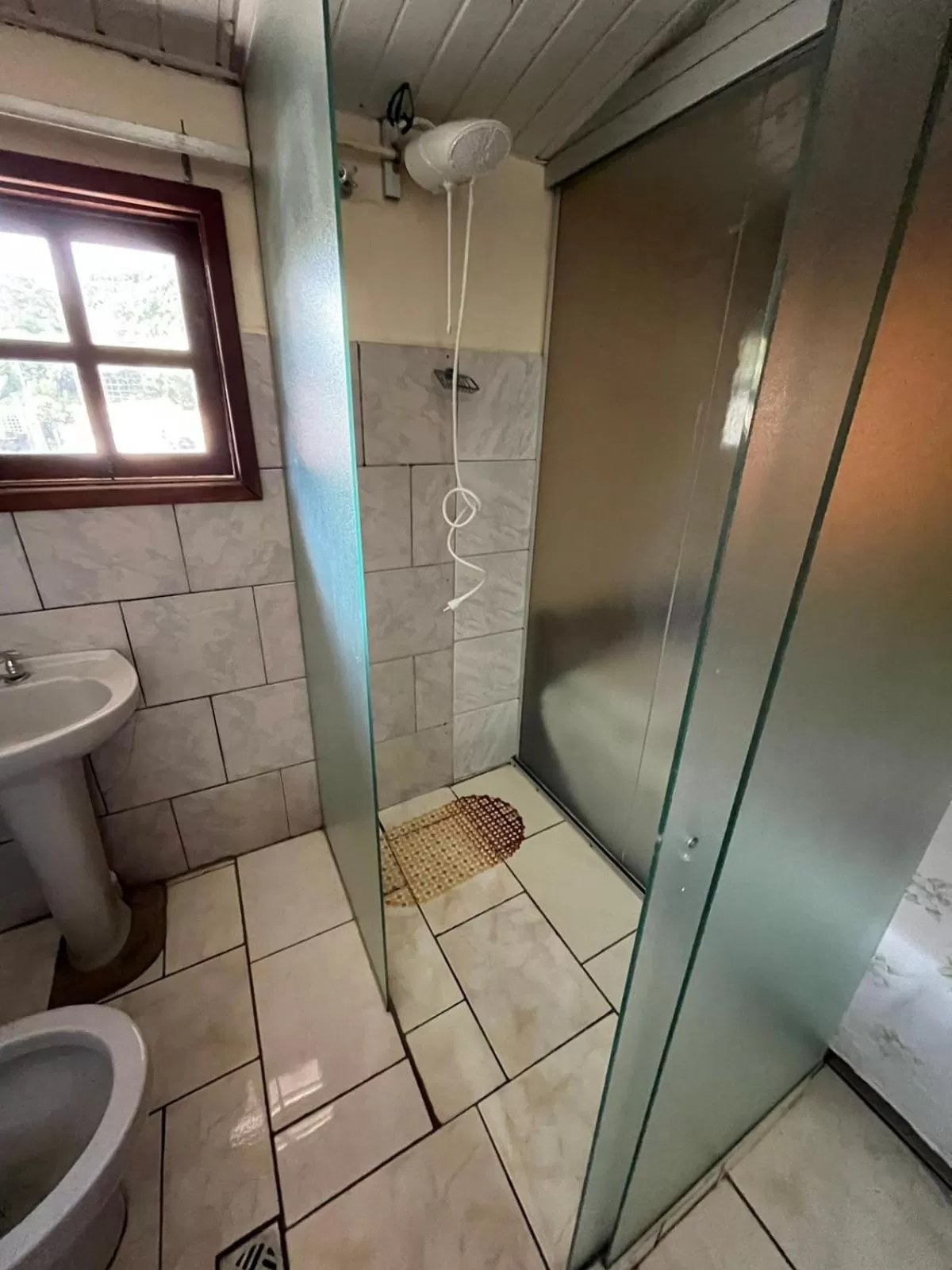 Bathroom in Hotel Vitória