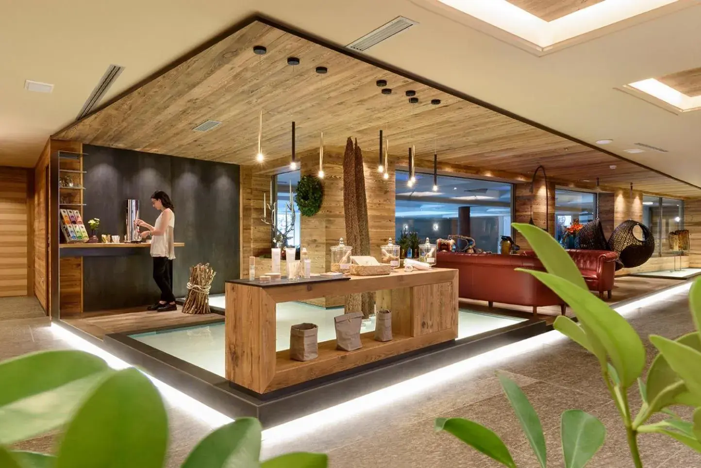 Lobby or reception in Hotel Lac Salin Spa & Mountain Resort