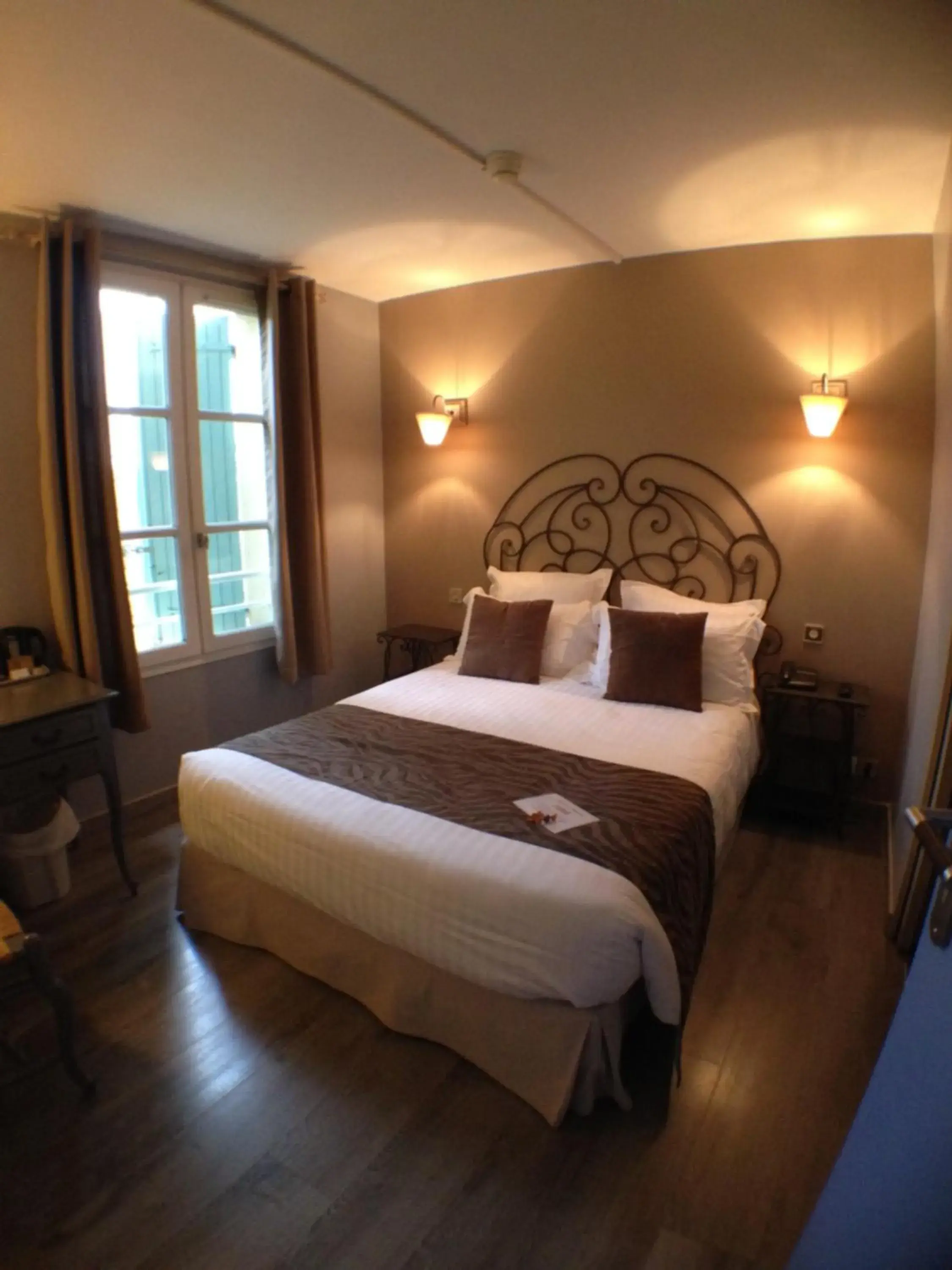 Photo of the whole room, Bed in Hotel Restaurant la Ferme