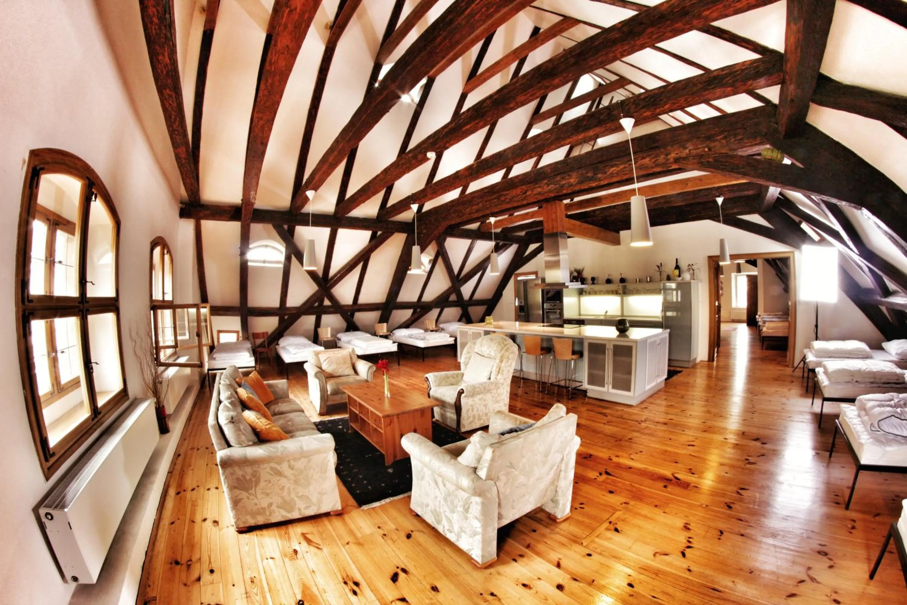 Living room in Hostel HOMEr - Old Town Square