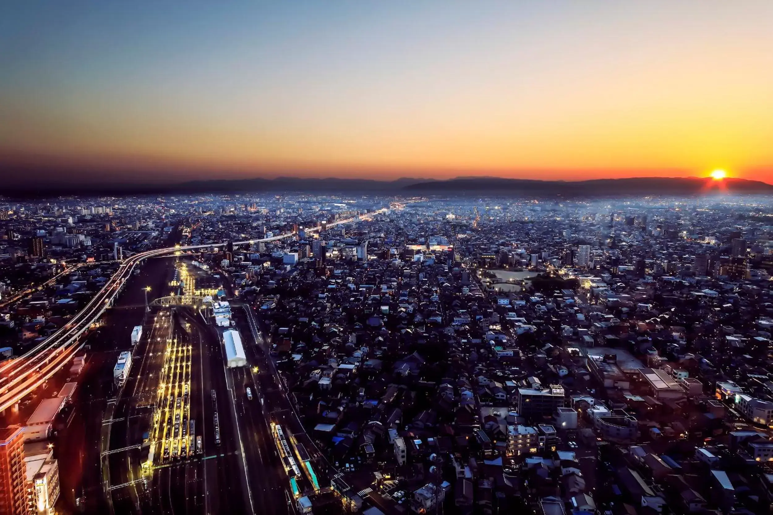 Natural landscape, Bird's-eye View in Nagoya Prince Hotel Sky Tower