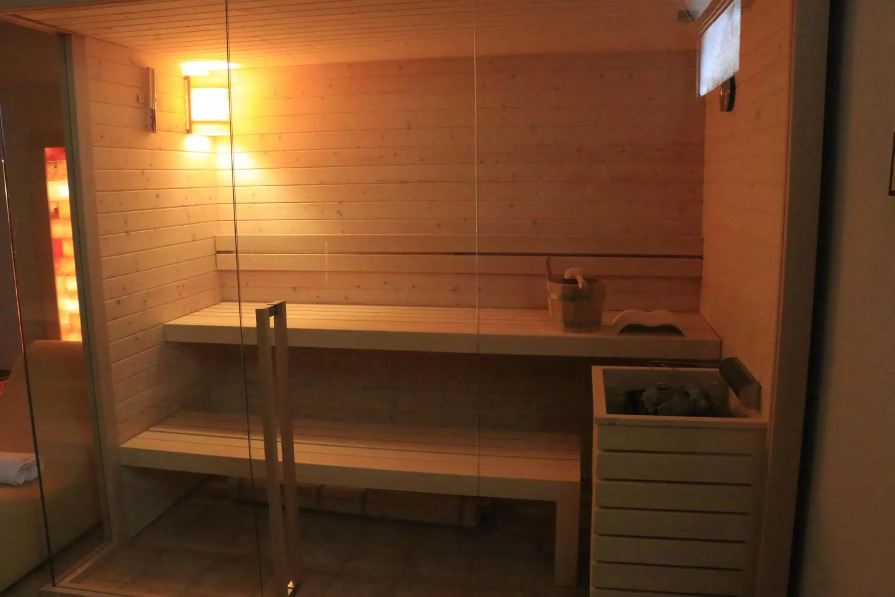 Sauna in Albergo Selvatico