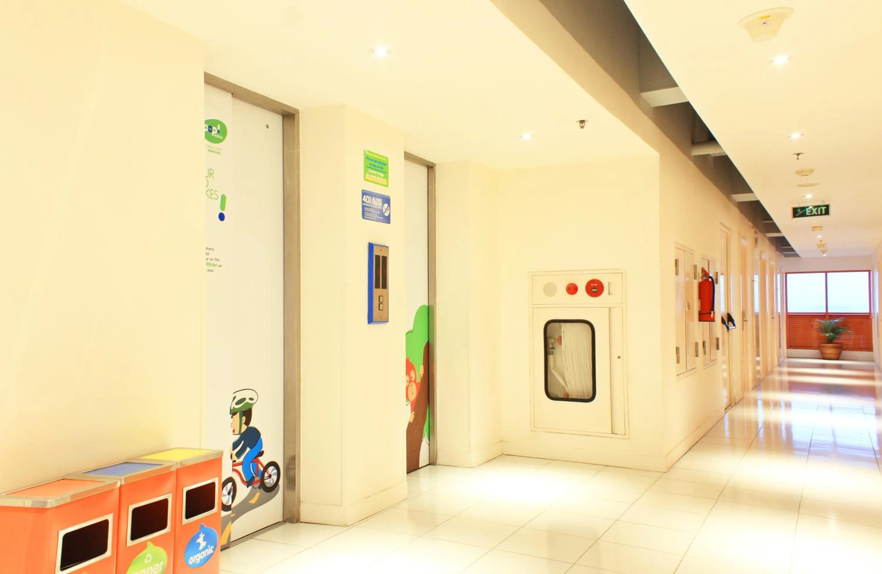 Floor plan in POP! Hotel Festival Citylink