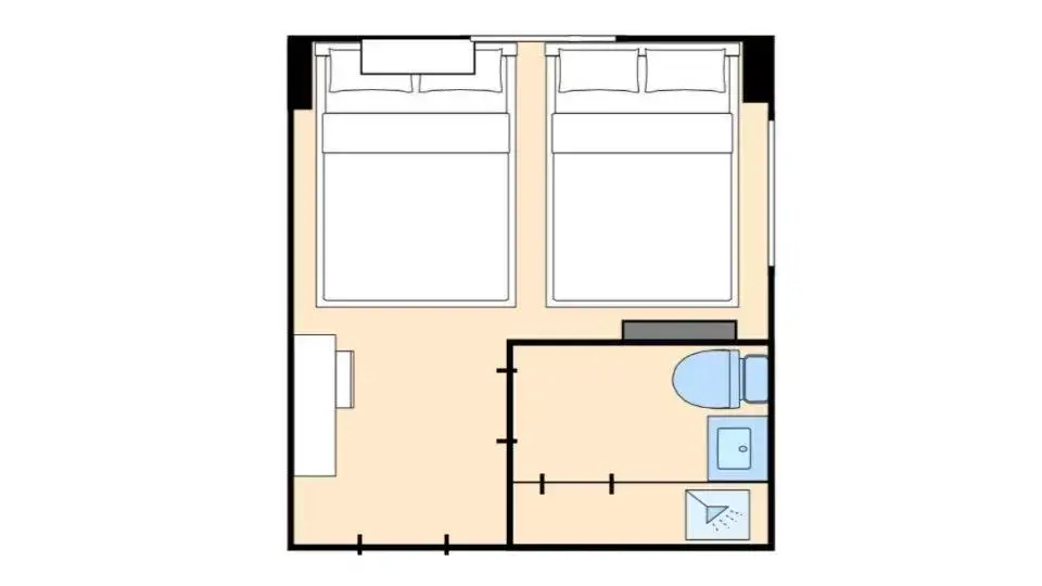Floor Plan in Hotel Ninestates Hakata