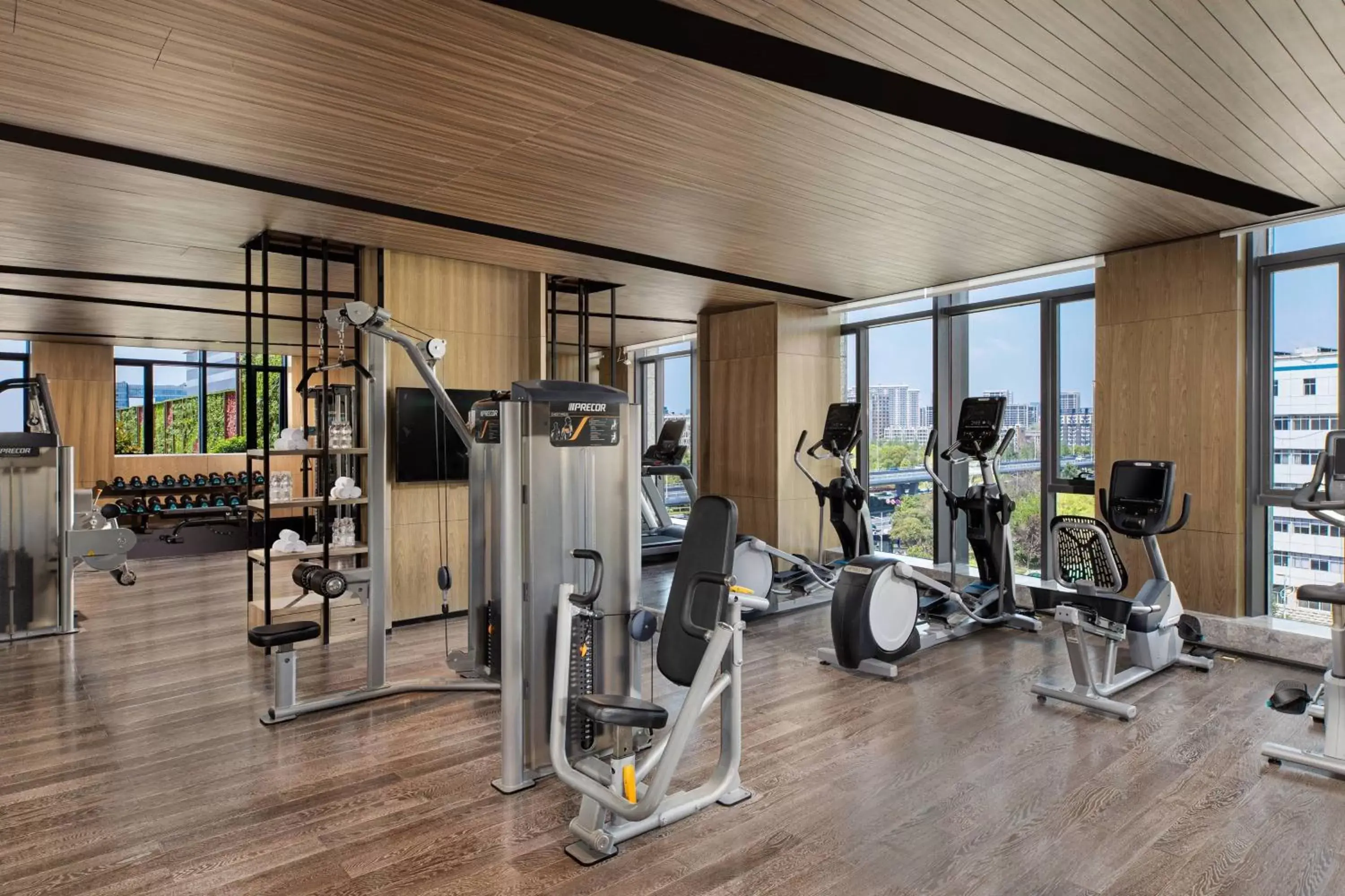 Fitness centre/facilities, Fitness Center/Facilities in Courtyard by Marriott Nanjing Jiangning