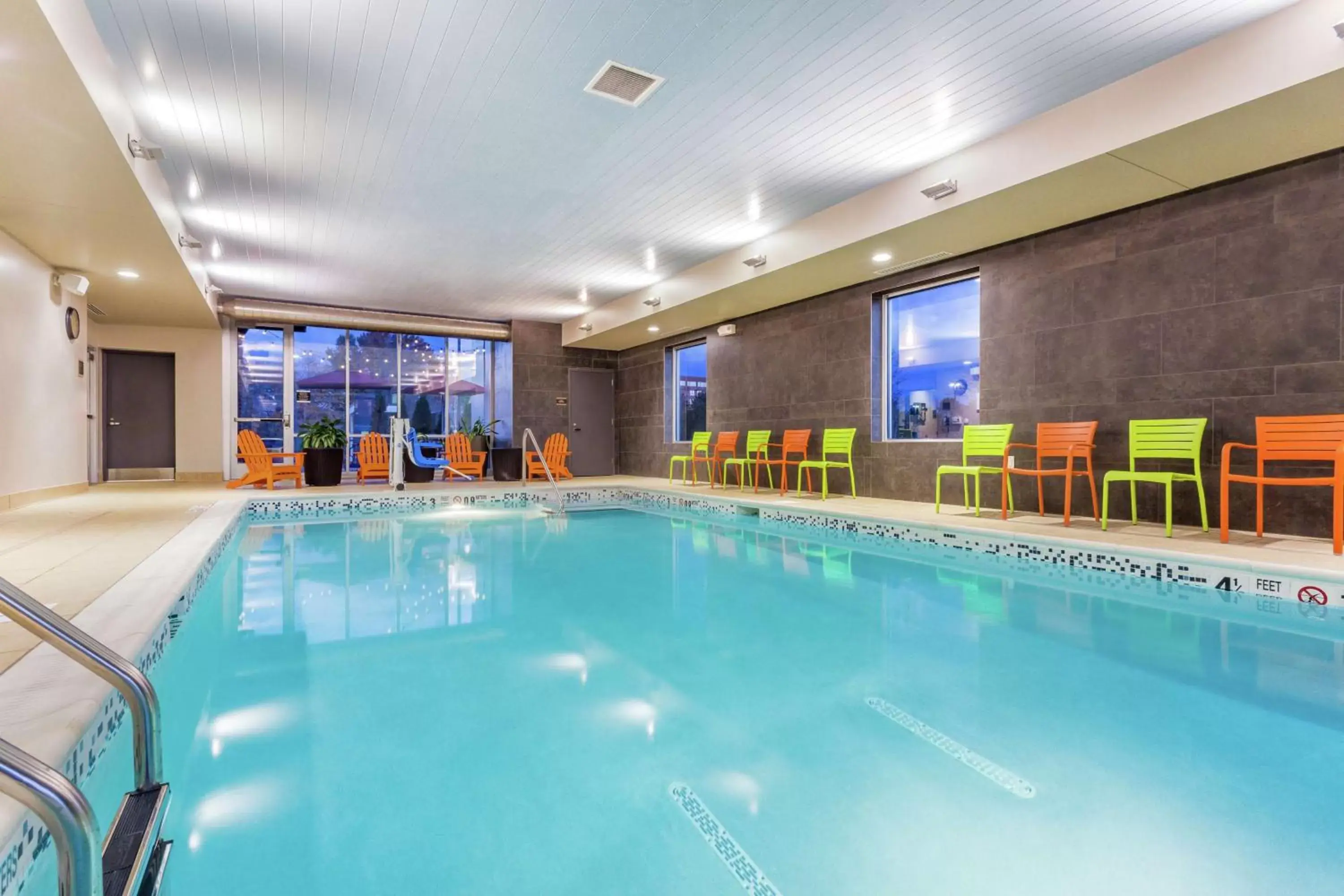 Pool view in Home2 Suites by Hilton Albany Airport/Wolf Rd Pool view in Home2 Suites by Hilton Albany Airport/Wolf Rd
