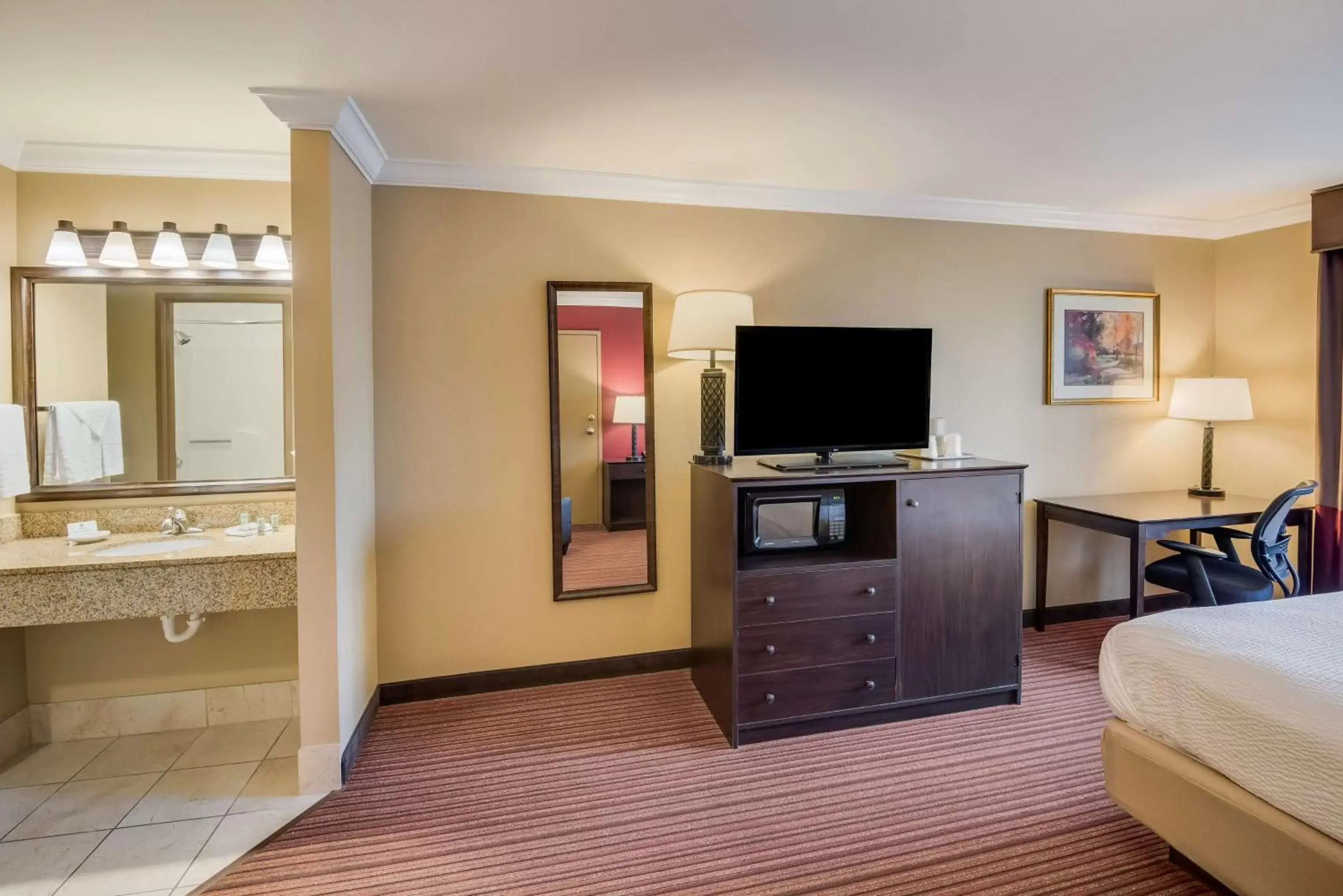 Bedroom, TV/Entertainment Center in Best Western Sycamore Inn