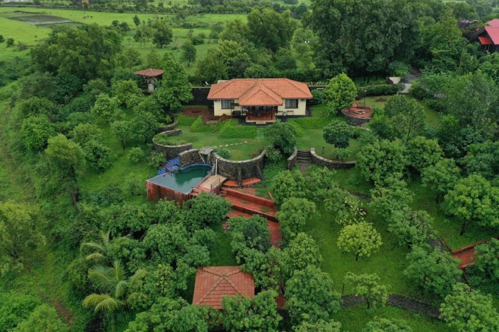 Property building in Jayshin Lake Vaitarna Resort - Igatpuri