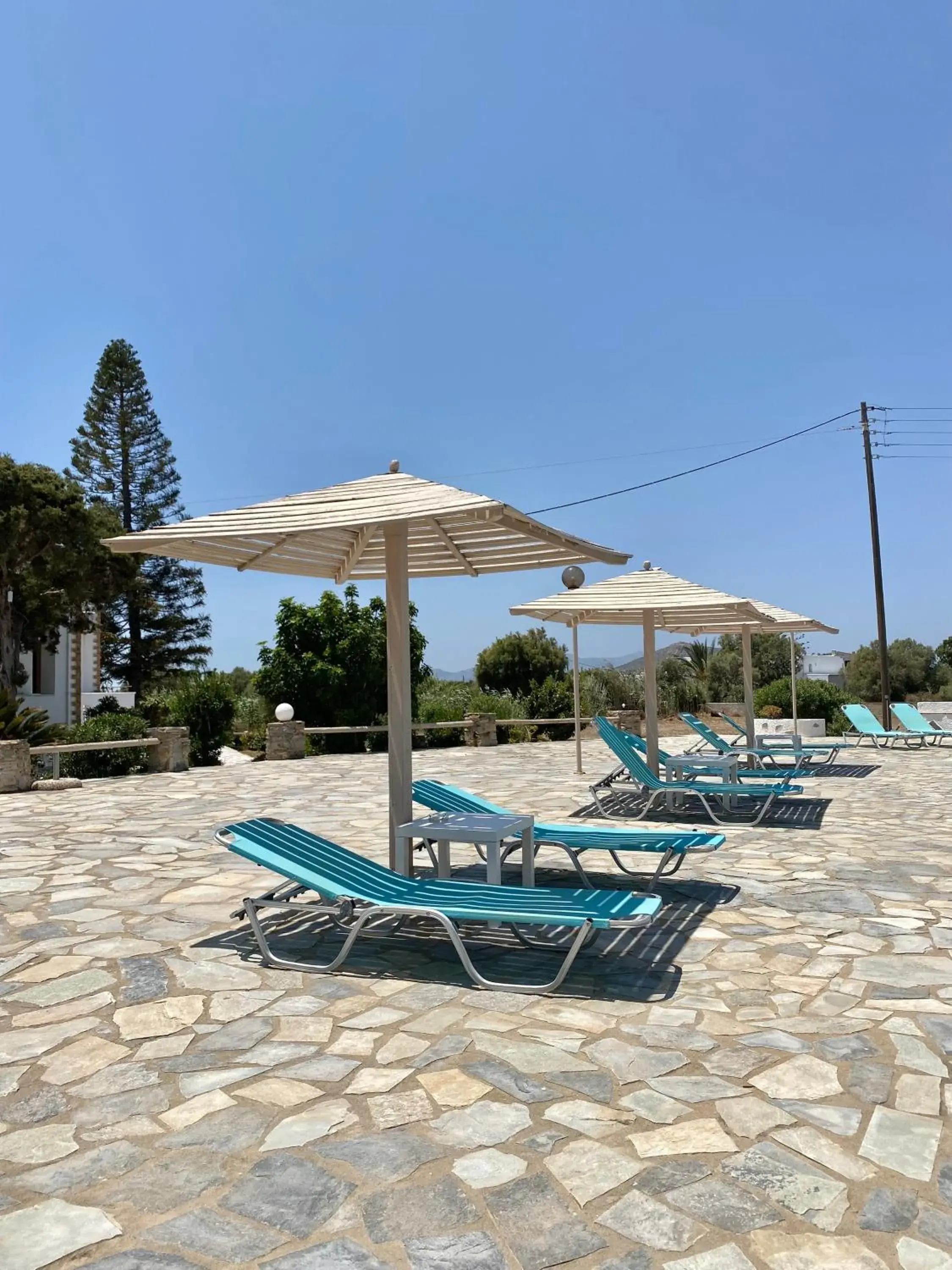 Swimming pool, Beach in Fikas Hotel