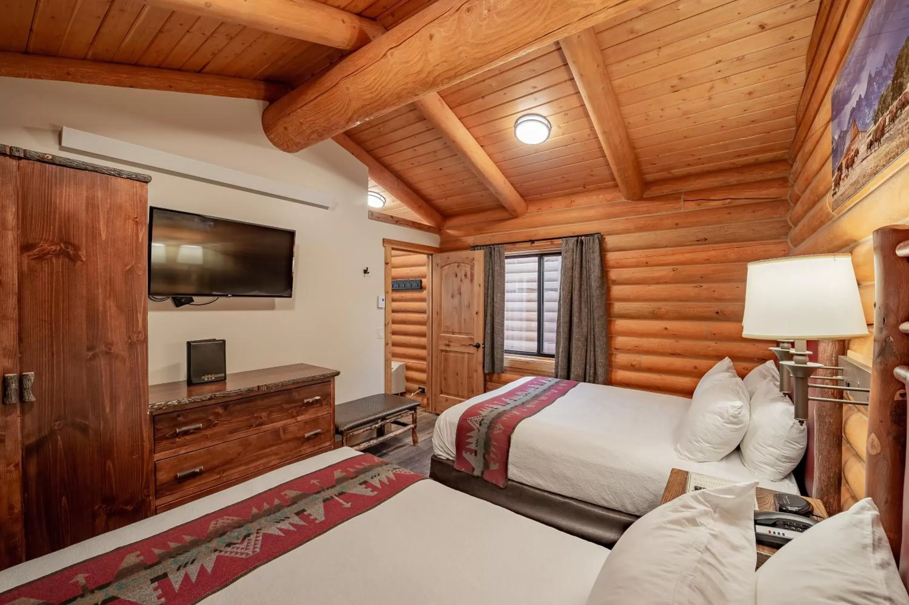 Bed in Cowboy Village Resort