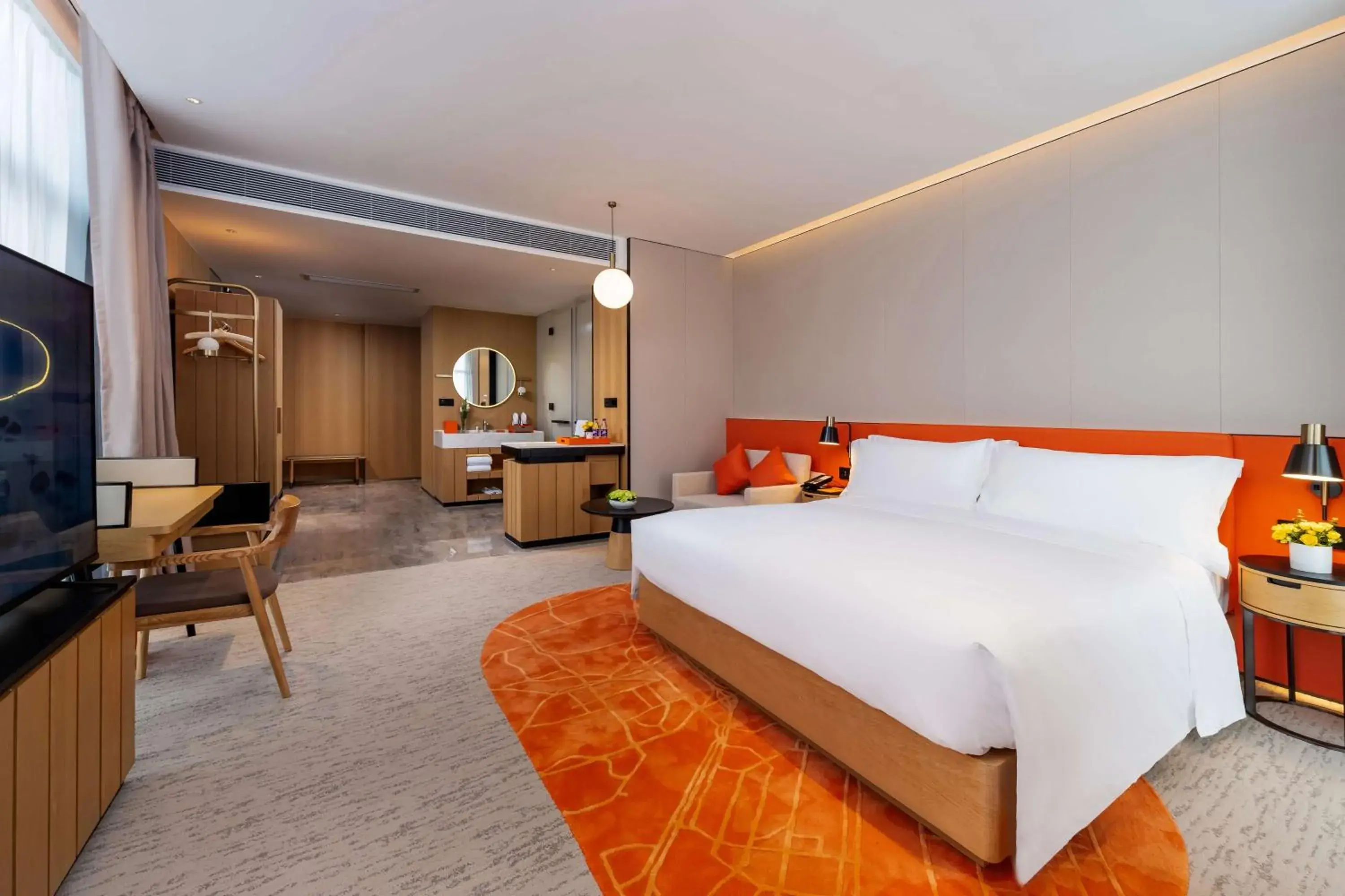 Bedroom in Hilton Garden Inn Shenzhen Nanshan Science & Technology Park