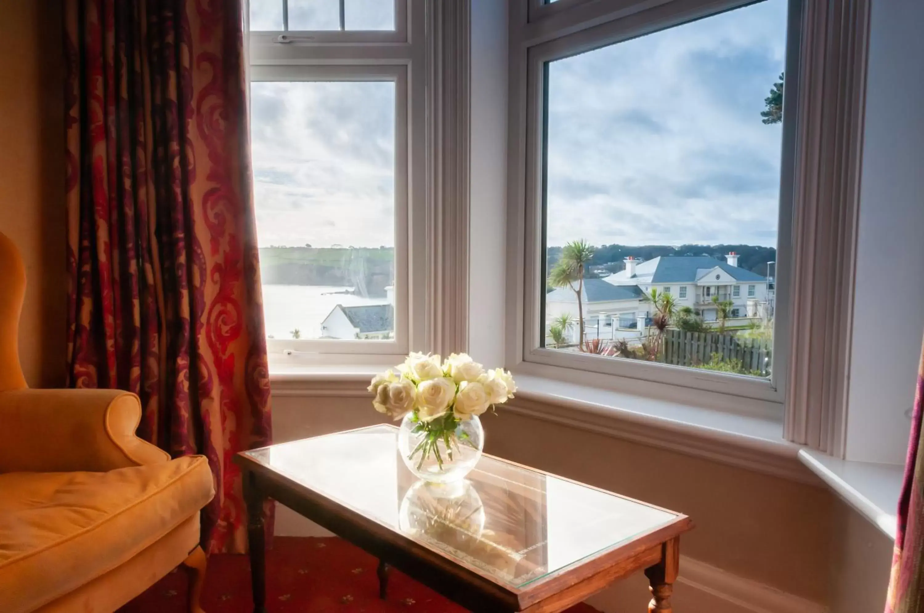 Seating Area in Porth Avallen Hotel