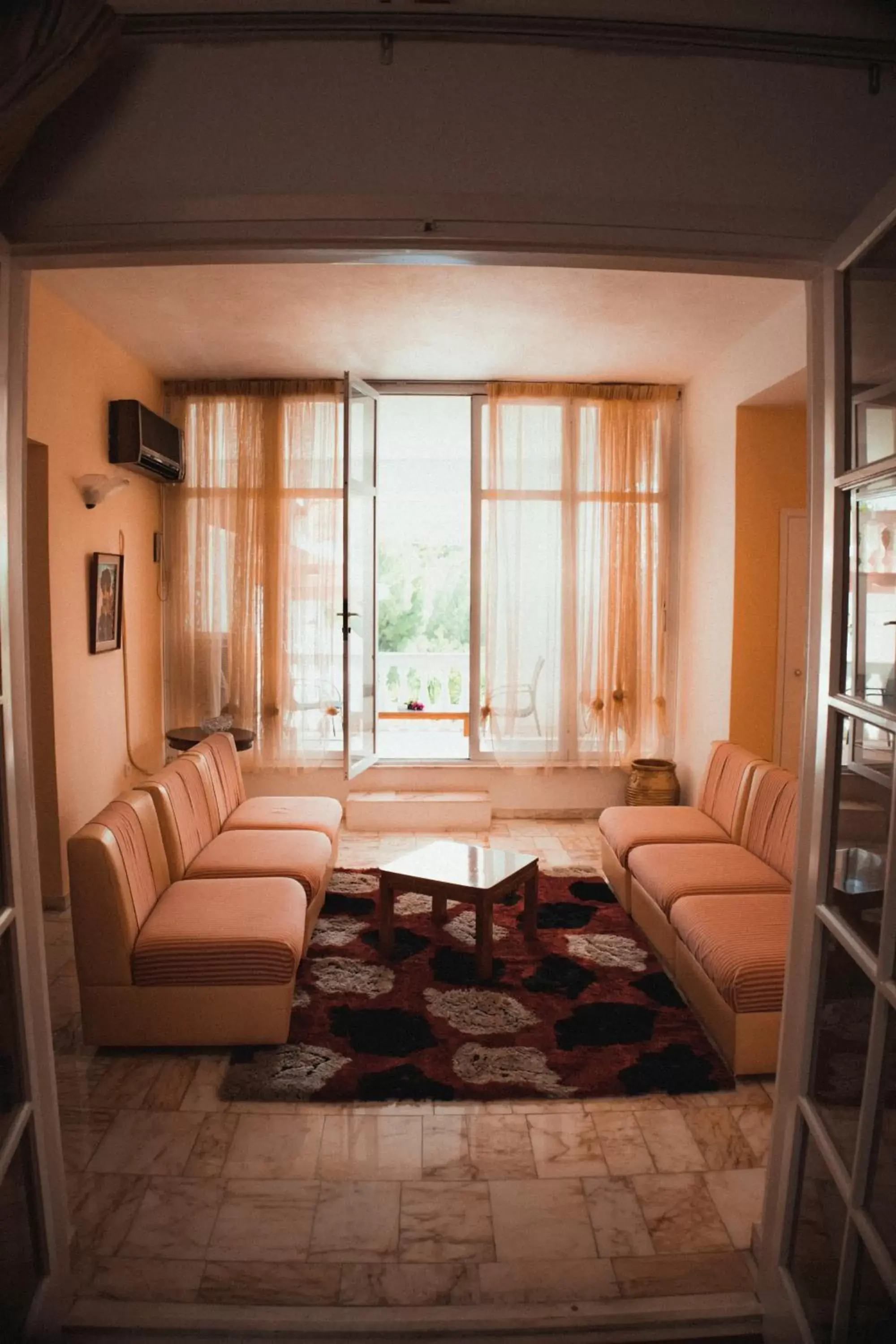 Living room in Villa Olympia
