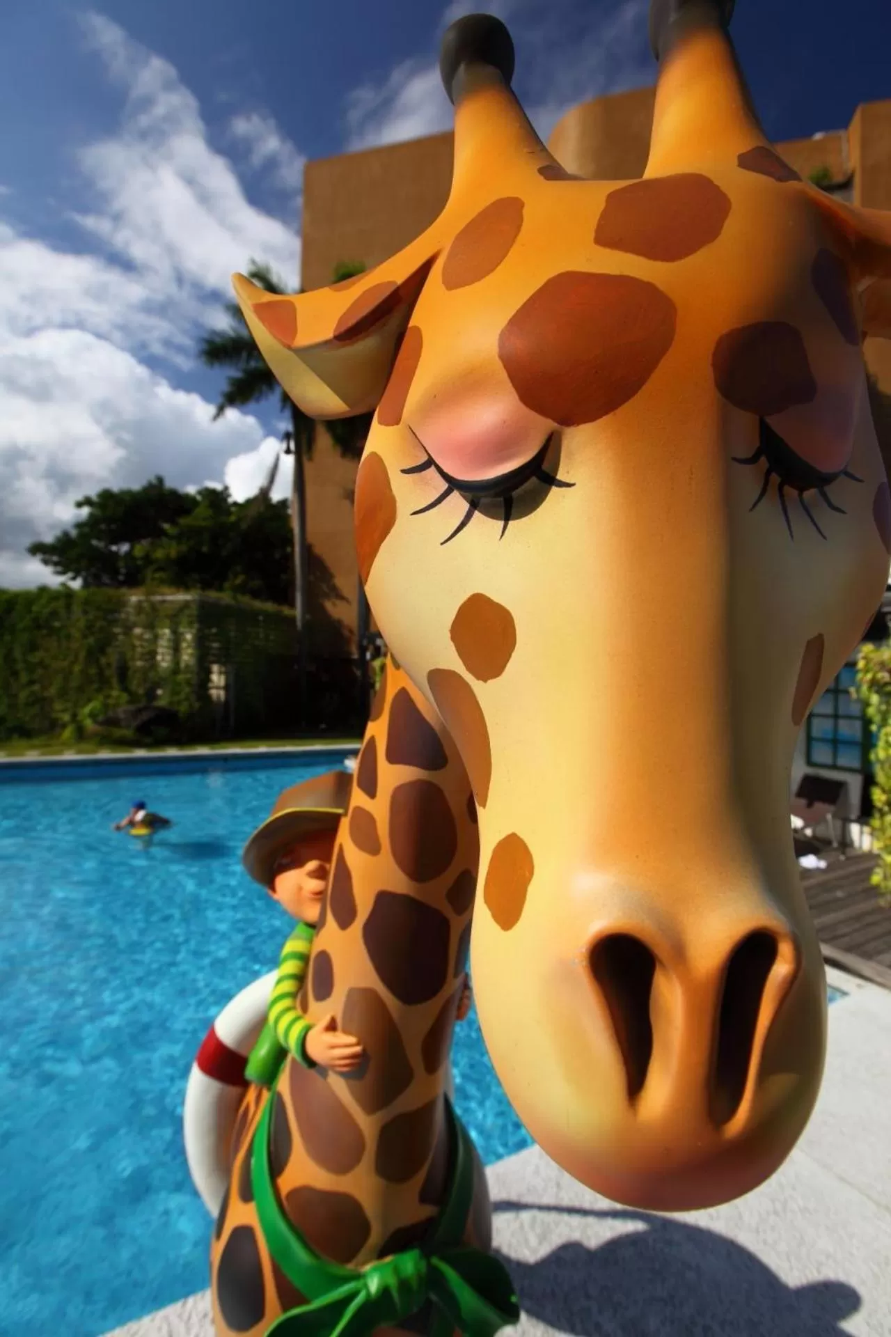 Swimming pool in Chateau de Chine Hotel Hualien