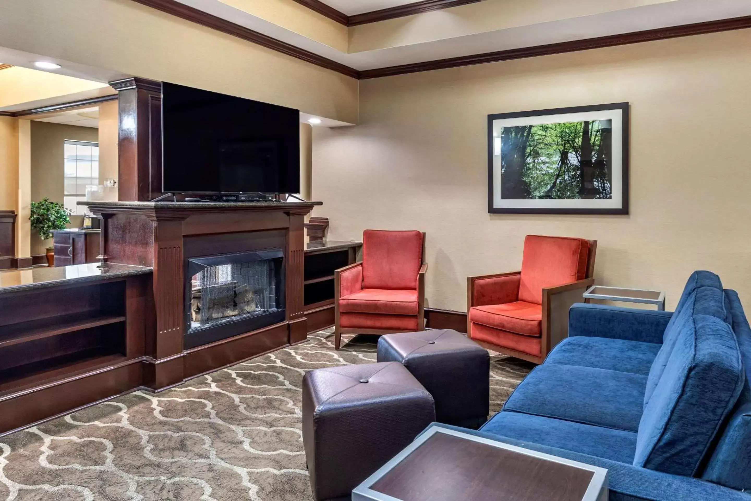 Lobby or reception, Seating Area in Comfort Suites Shreveport West I-20