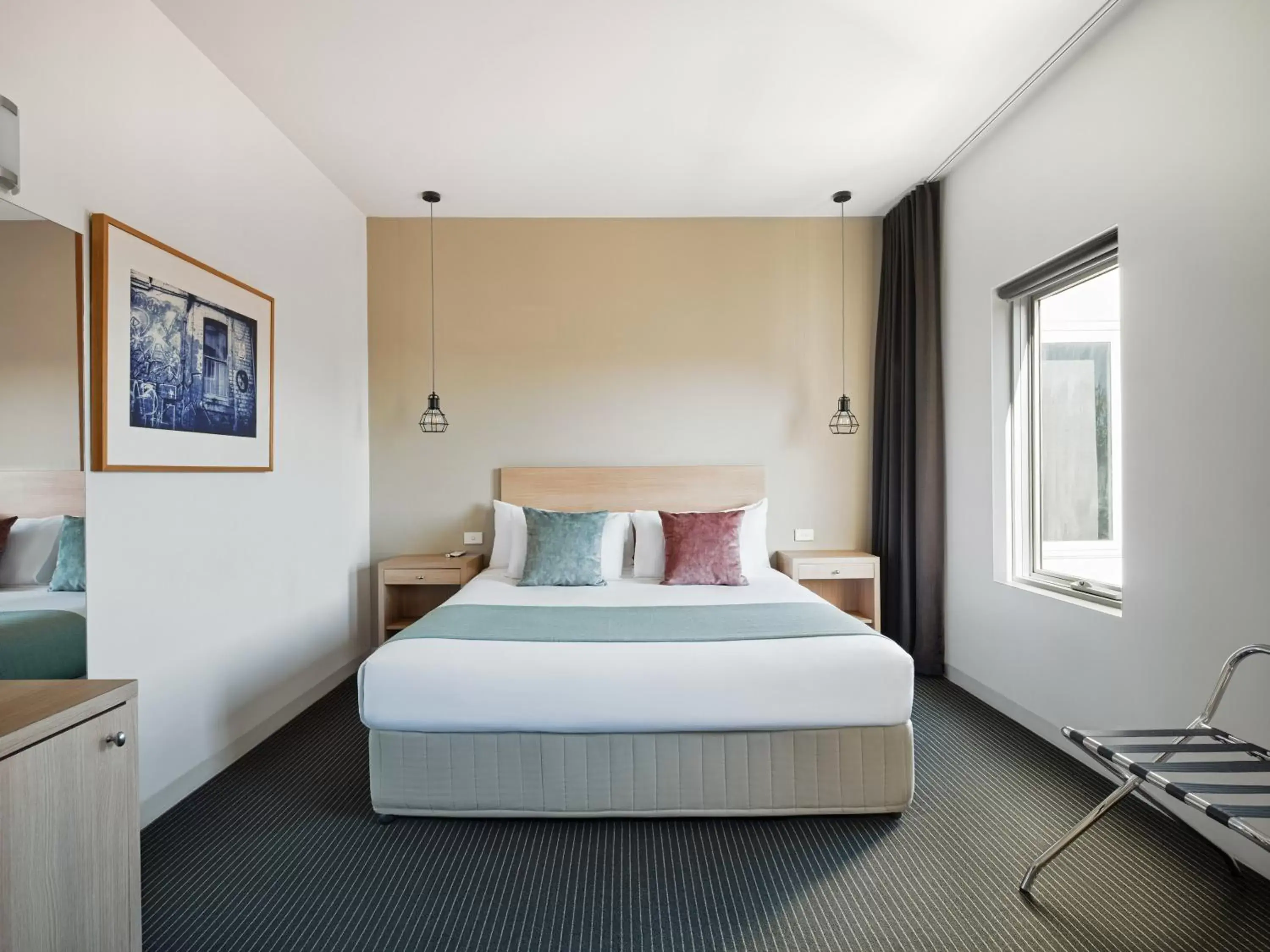 Bedroom, Bed in Saint Kilda Beach Hotel - formerly Rydges St Kilda