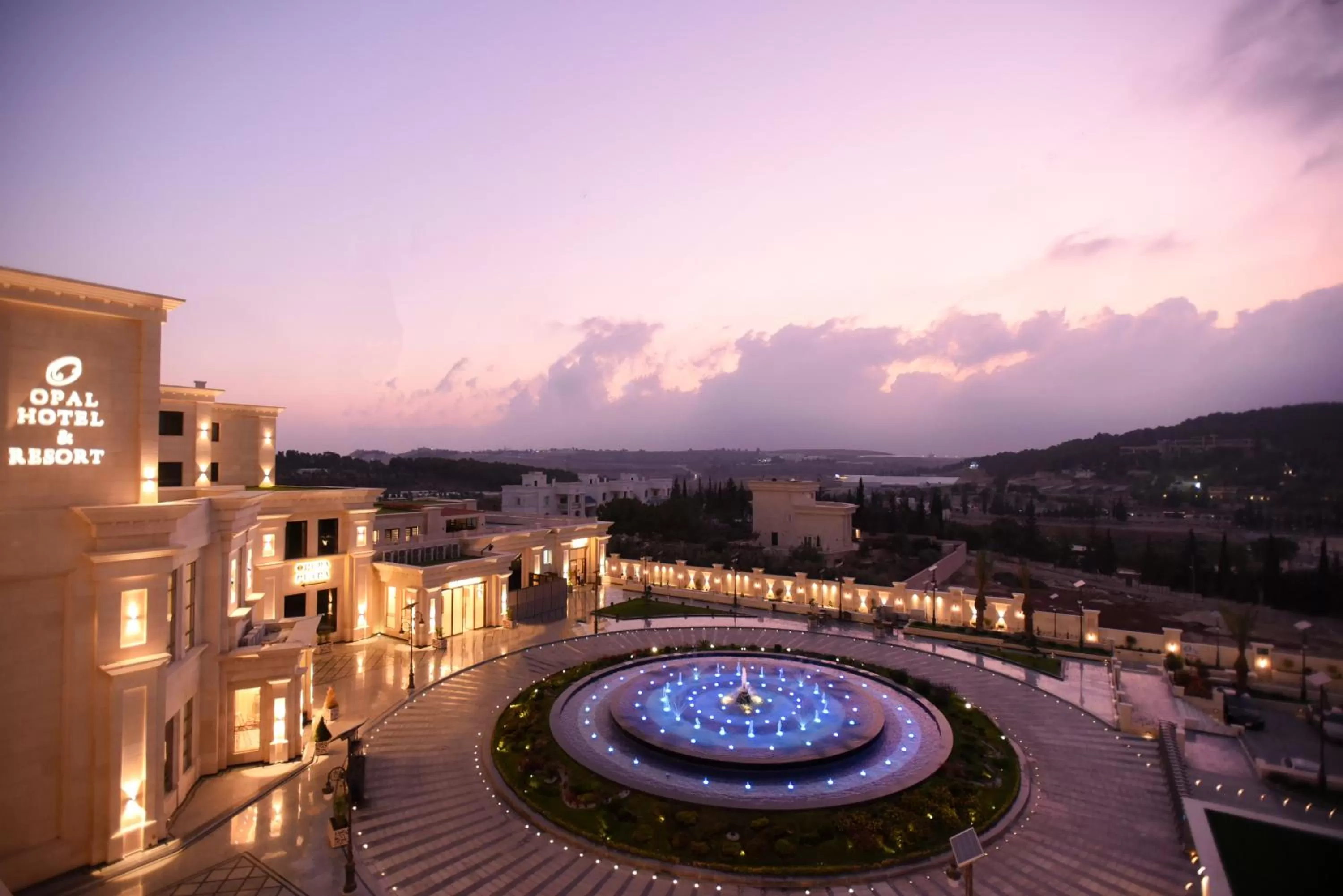 Garden view in Opal Hotel Amman