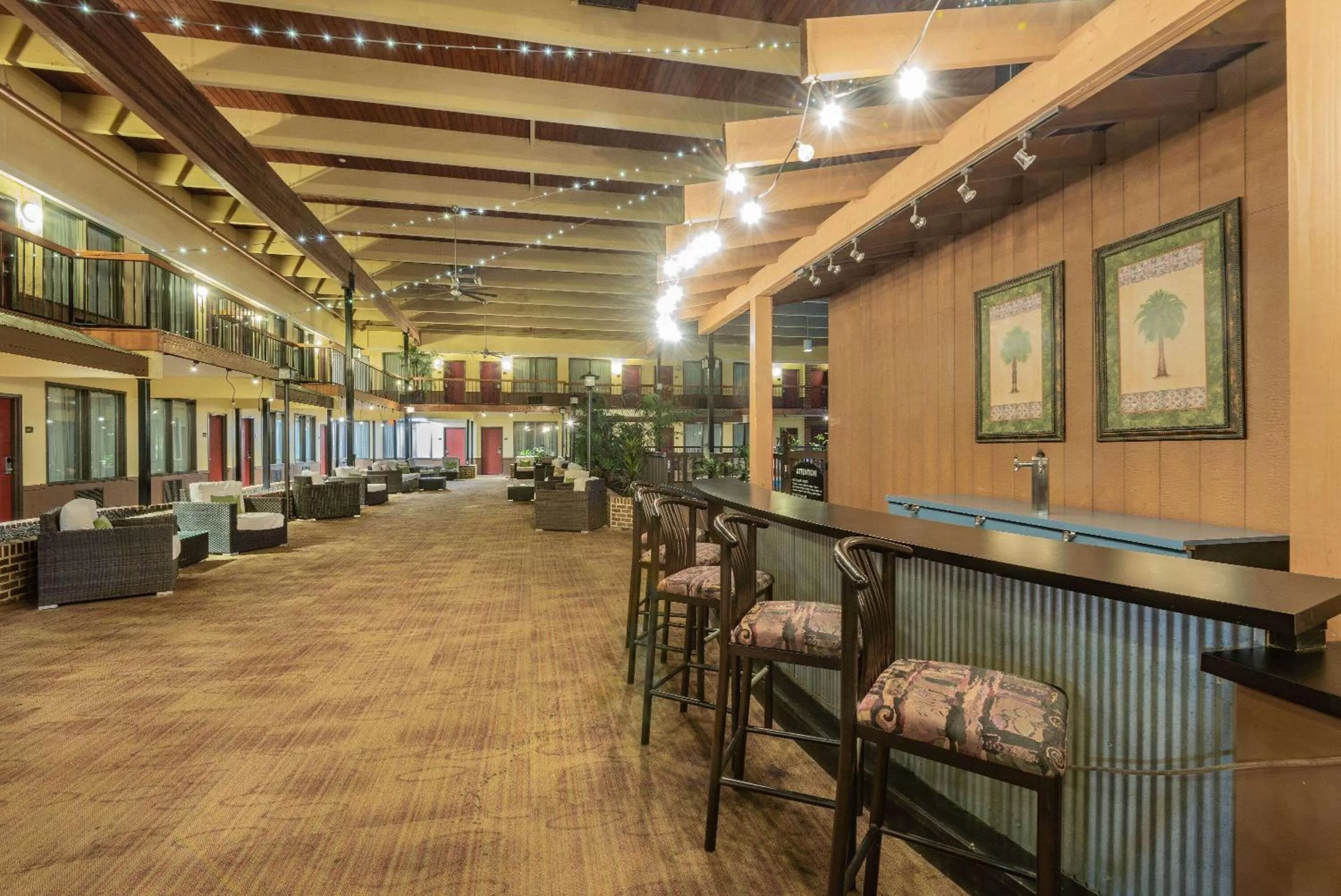 Inner courtyard view in Wyndham Garden York