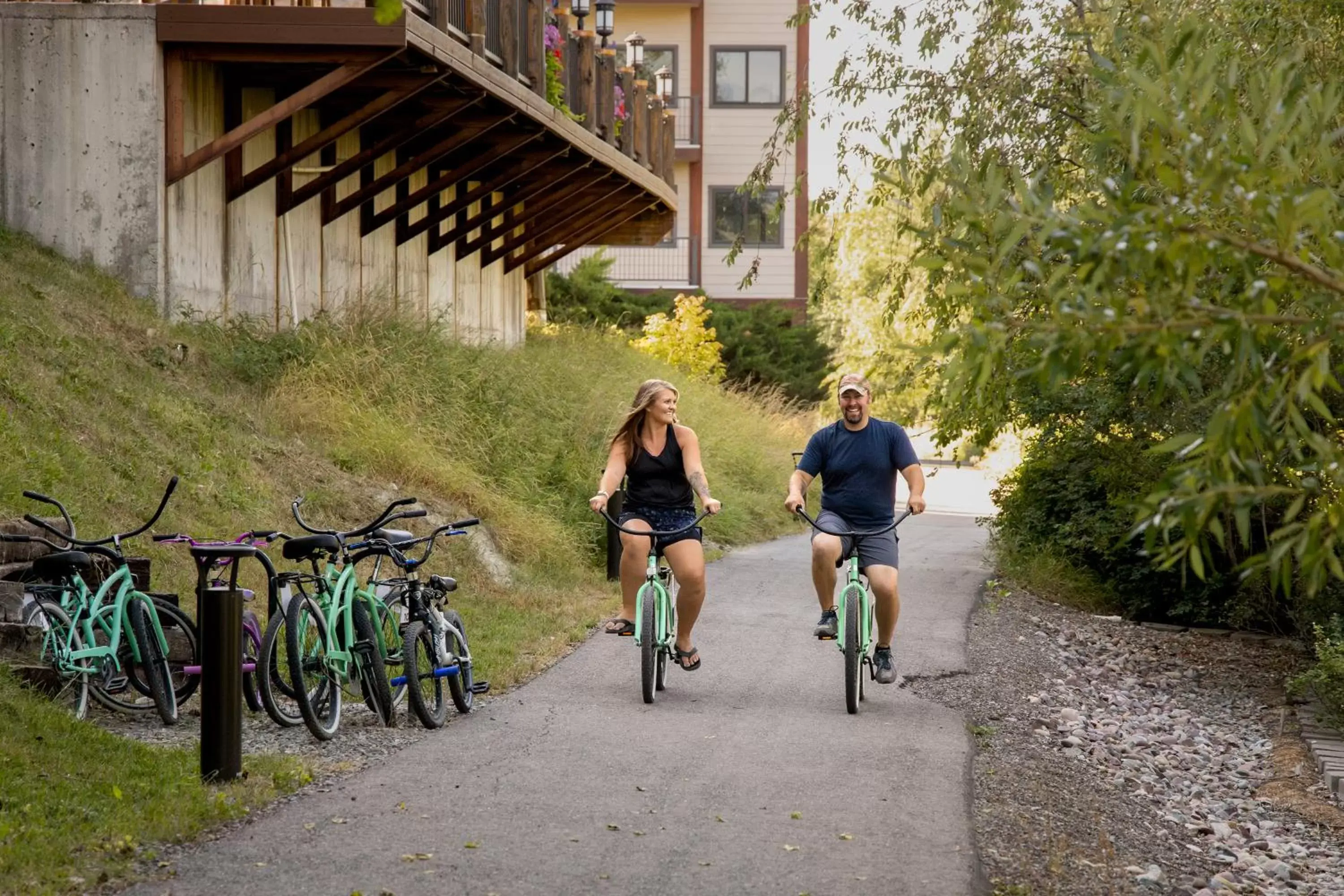 Cycling, Biking in The Pine Lodge on Whitefish River, Ascend Hotel Collection