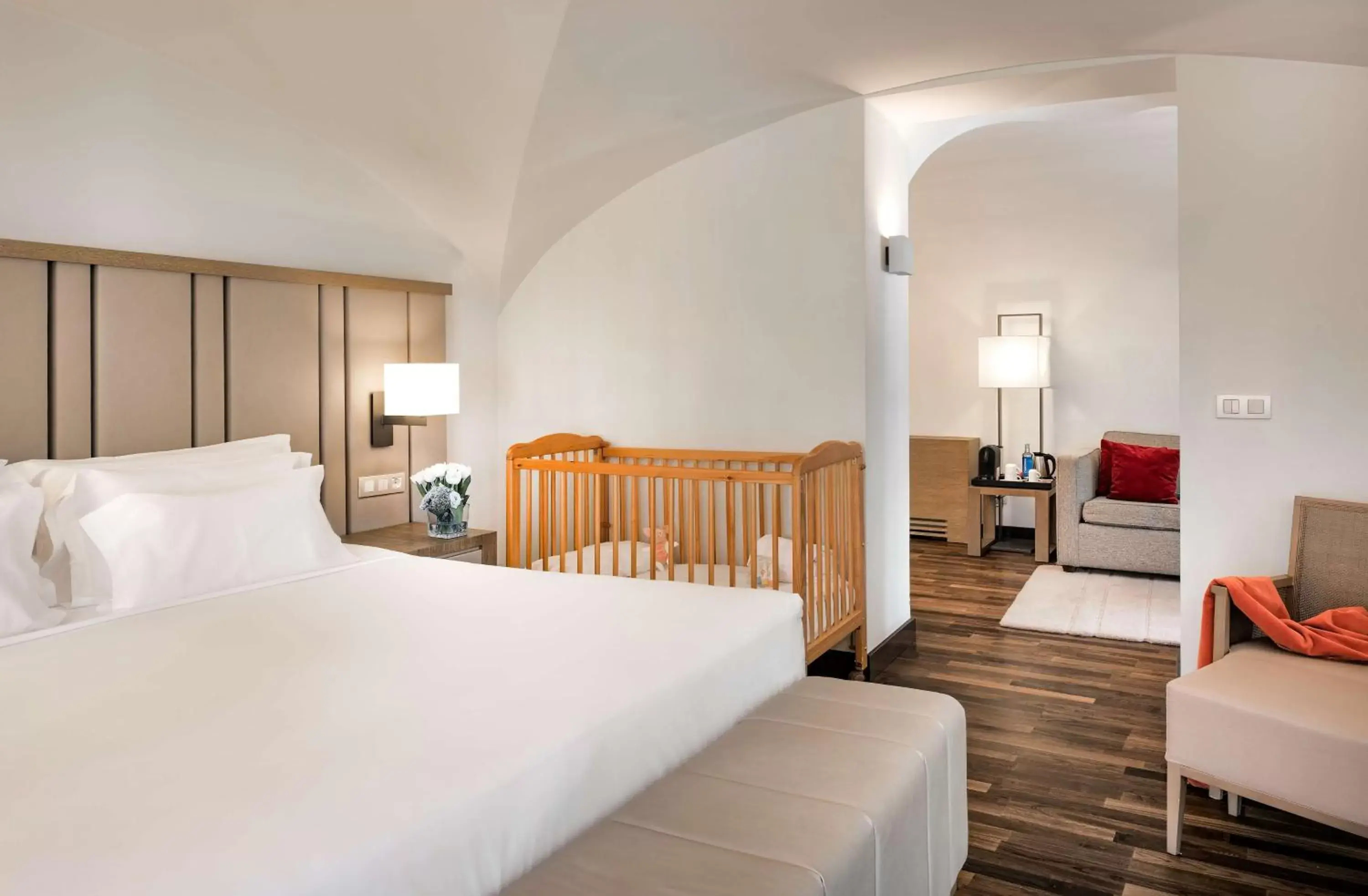 Bedroom, Bed in NH Collection Madrid Palacio de Tepa
