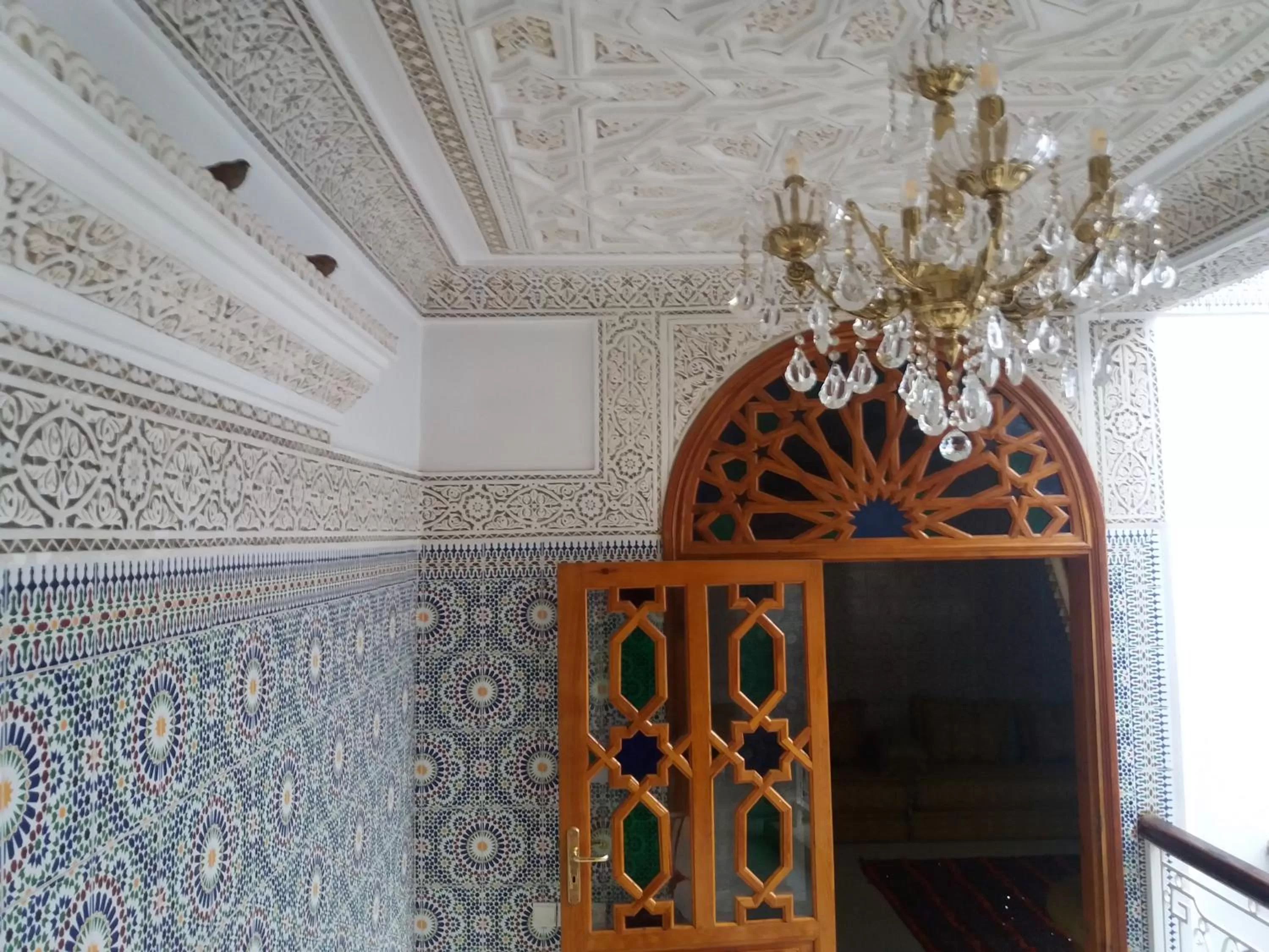 Decorative detail in Riad Oum Ellkhir