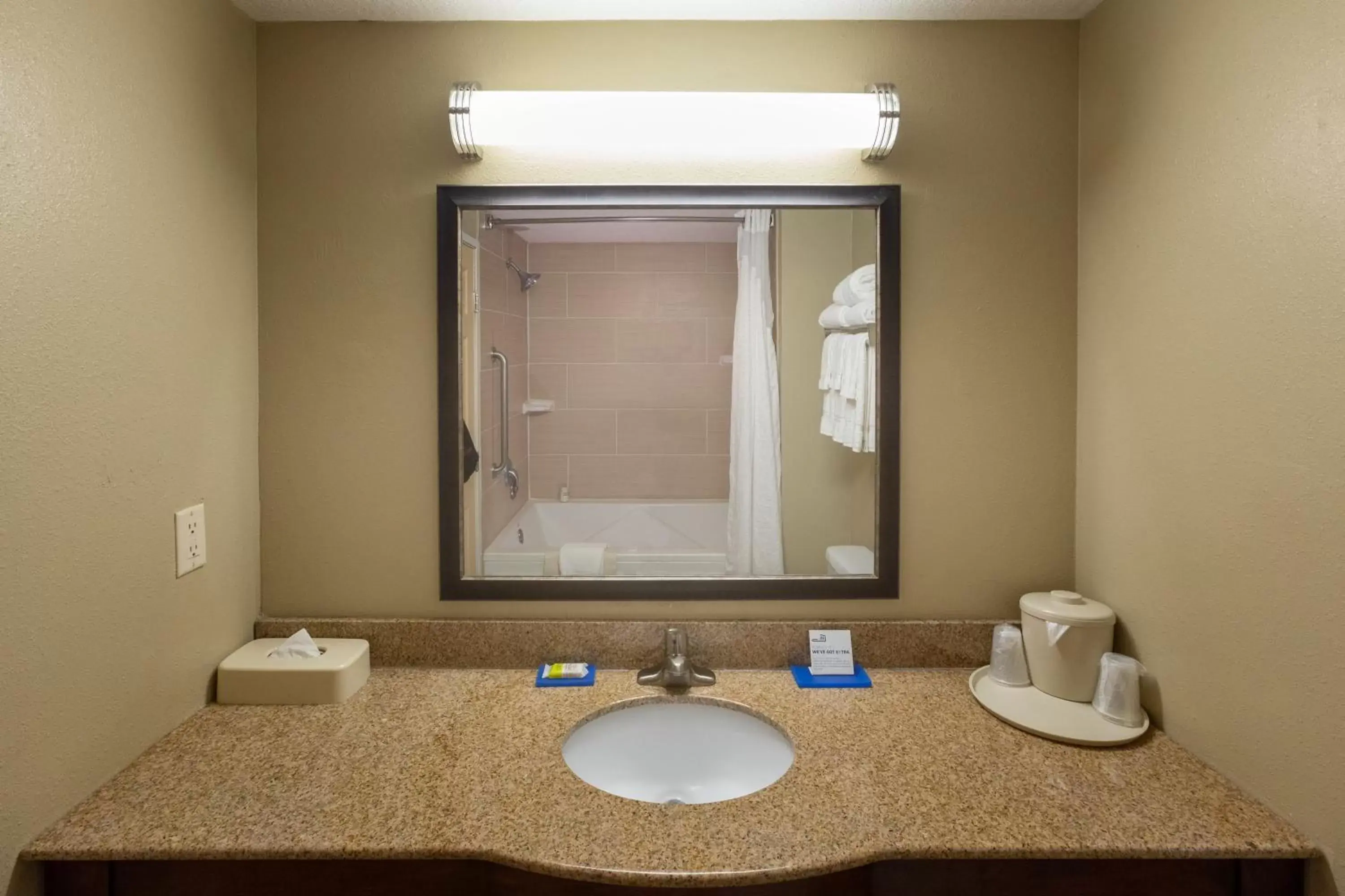 Photo of the whole room, Bathroom in Holiday Inn Express Hotel & Suites Jacksonville Airport, an IHG Hotel