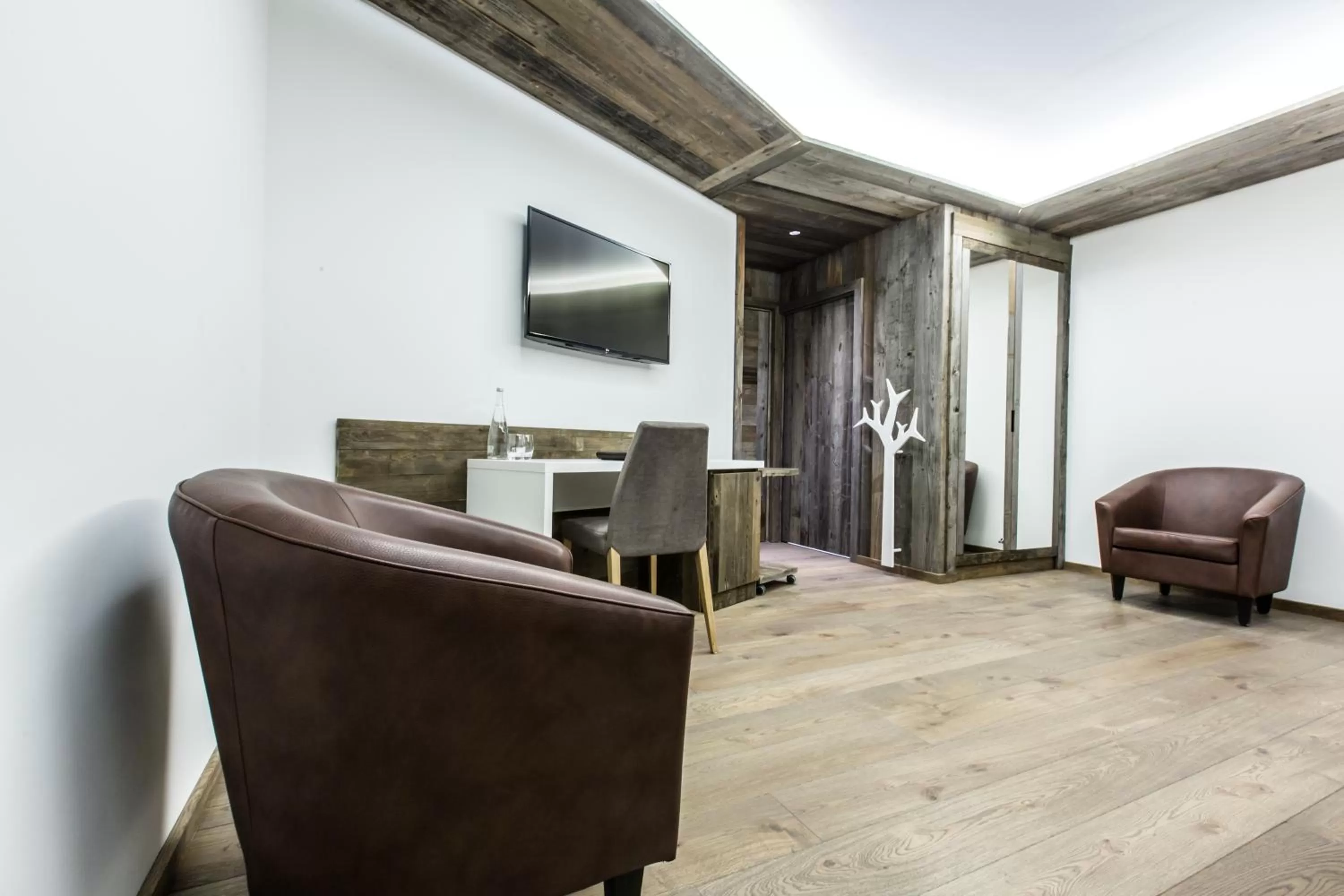 Seating area in Hôtel Spa Crychar