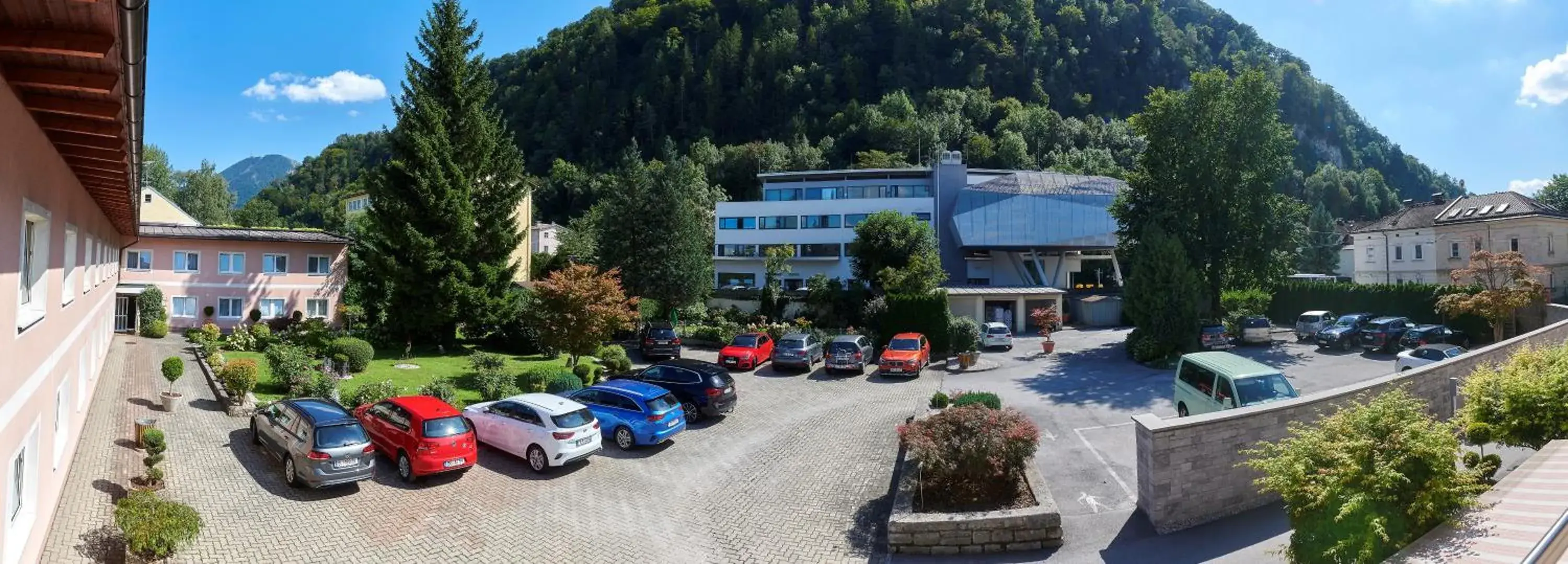 Bird's eye view, Property Building in Hotel Ganslhof