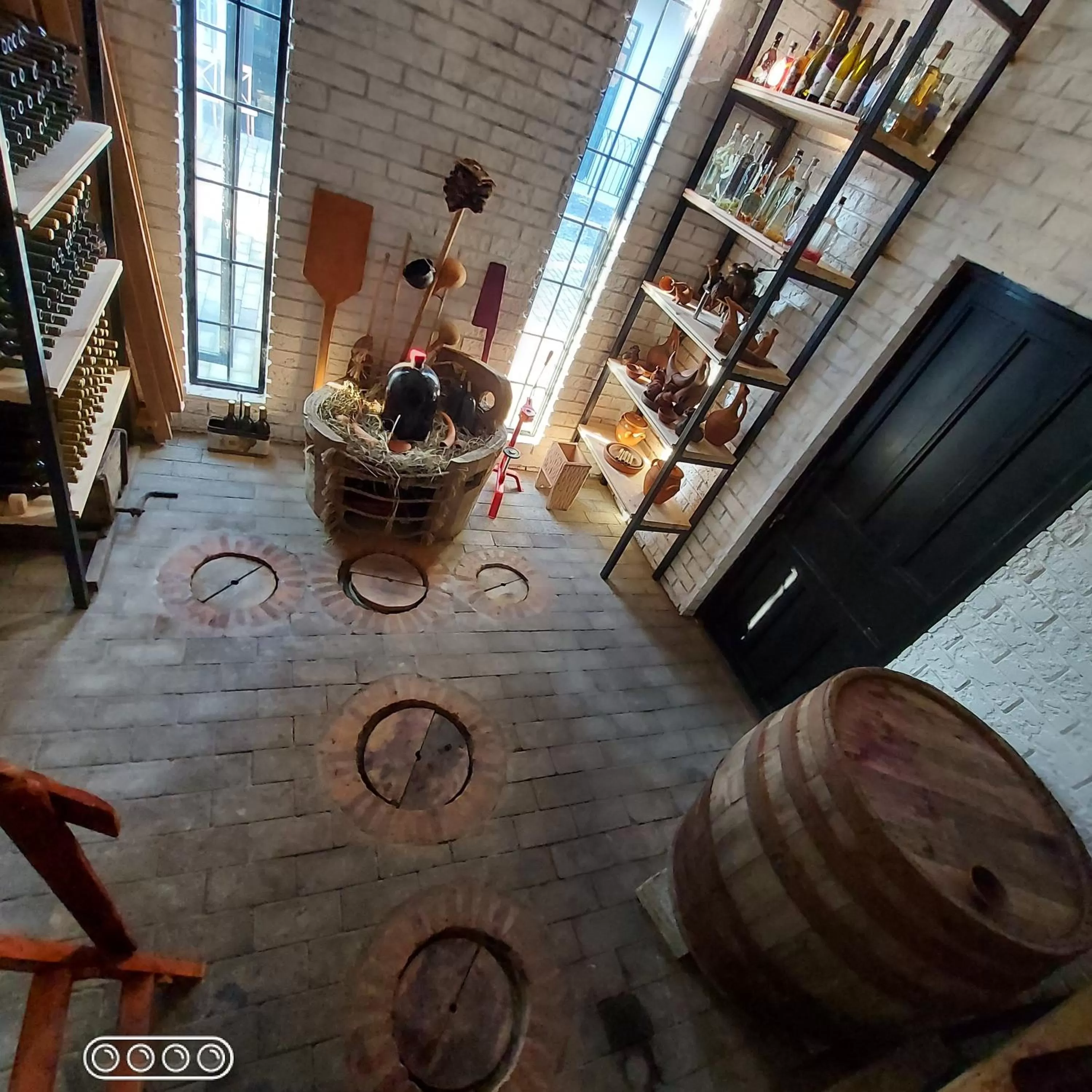 Seating area in Level Up Hotel & Restaurant