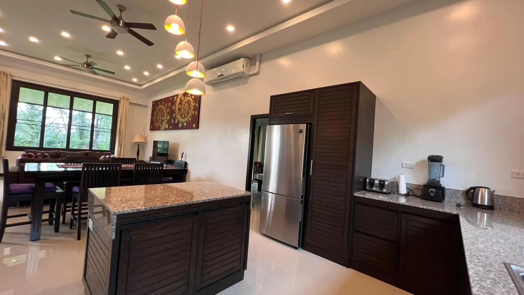 Kitchen or kitchenette in ThaiLife Wellness & Meditation Resort- SHA Plus