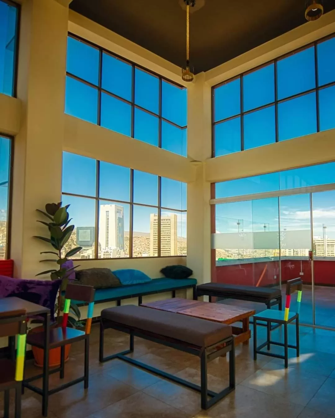 Balcony/Terrace in ISKAY BOUTIQUE HOSTEL