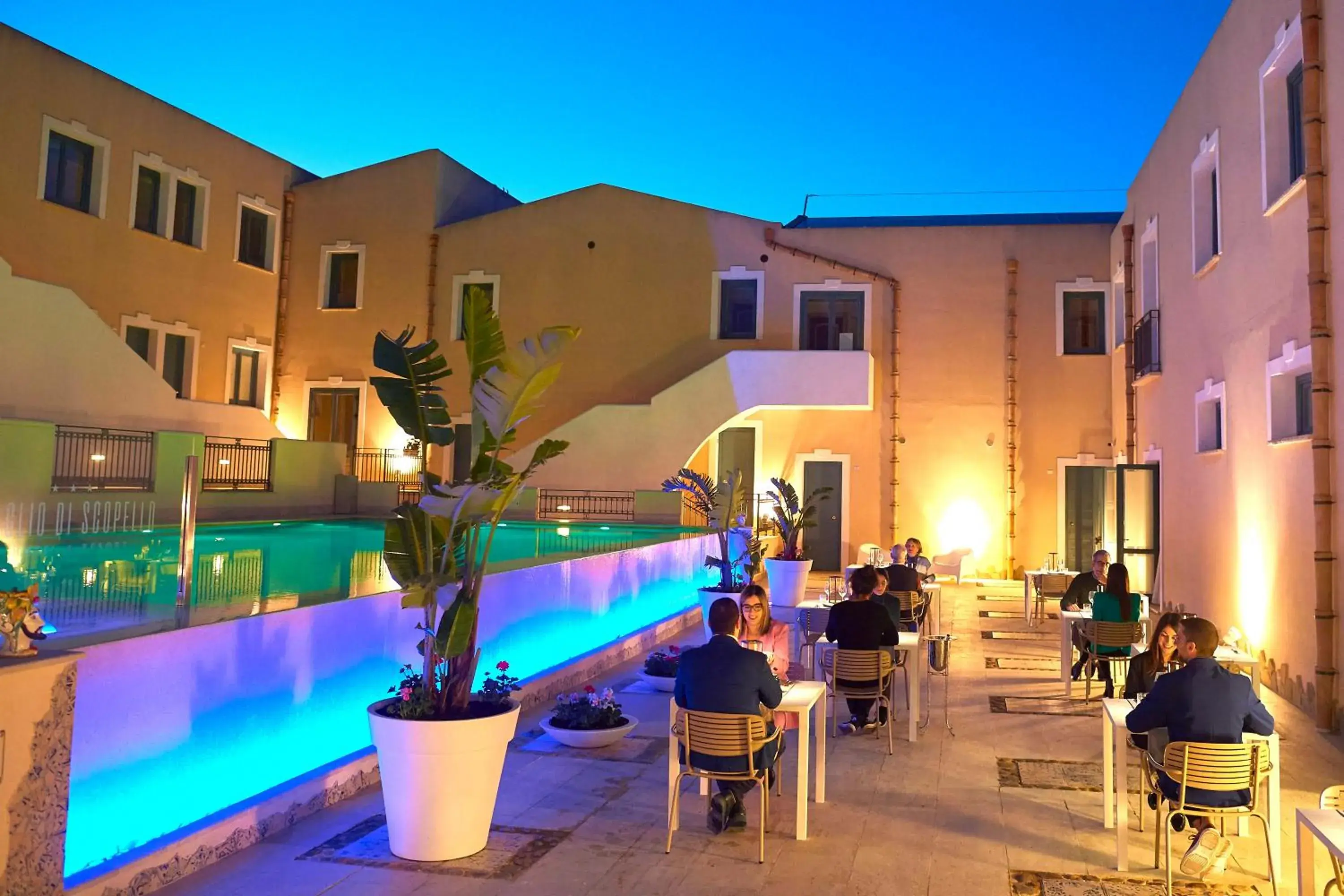 Restaurant/places to eat, Swimming Pool in Baglio Di Scopello