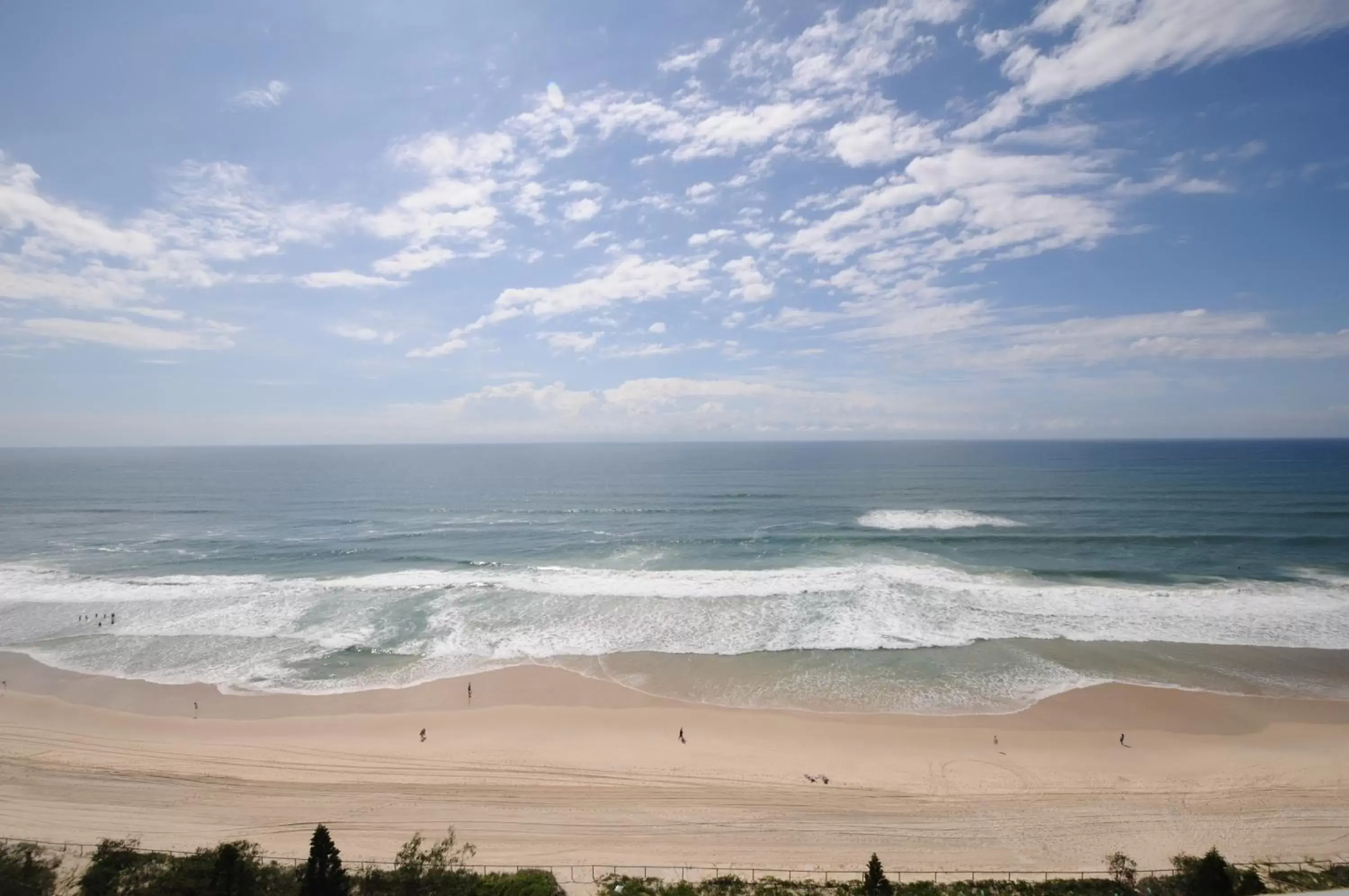 Beach in Pacific Plaza Apartments