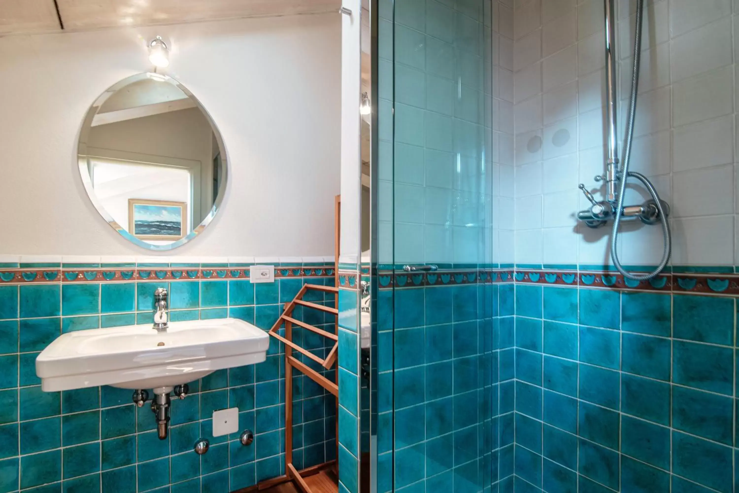 Shower, Bathroom in Castello di Brusata Apartment