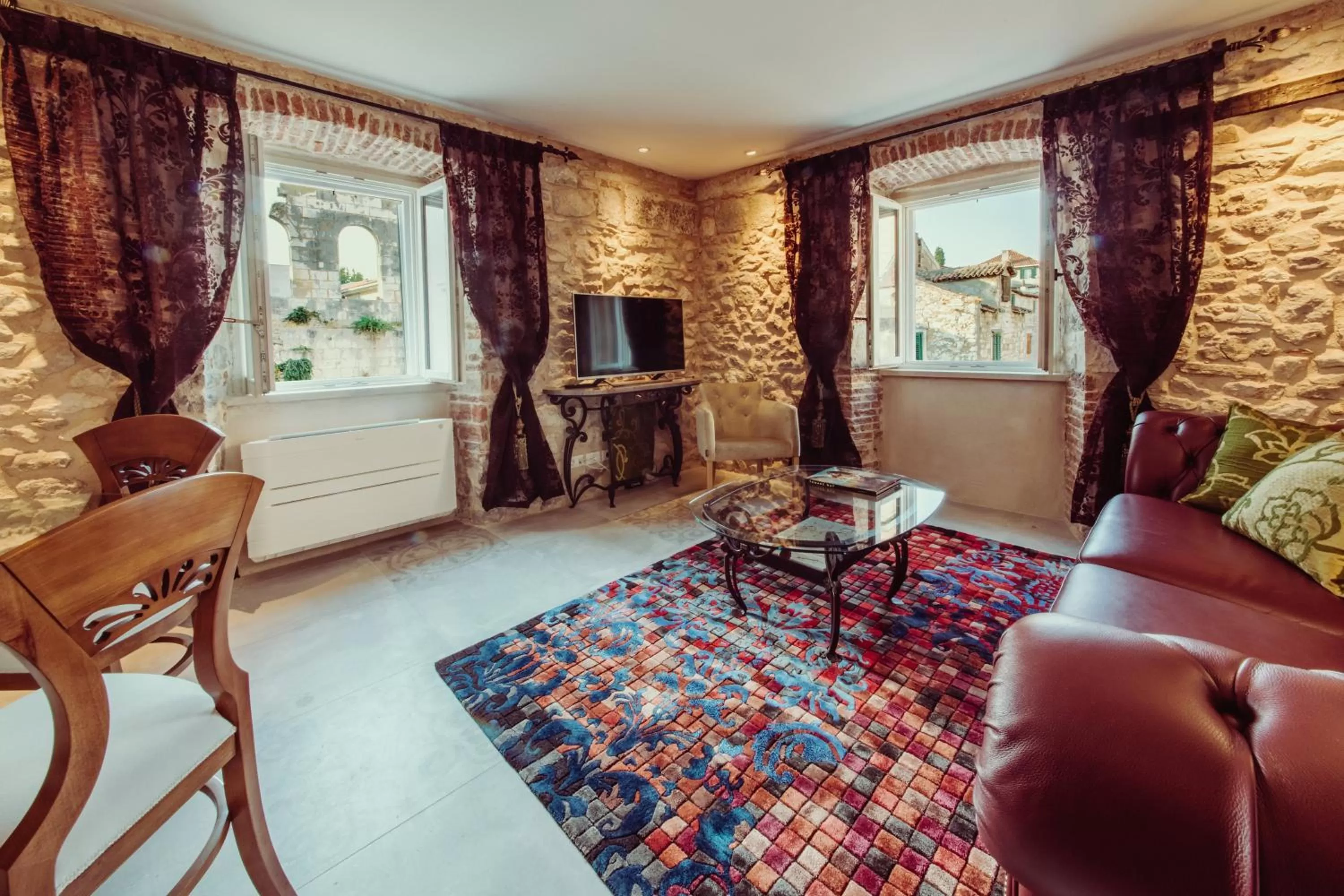 Living room in Villa Nepos Hotel