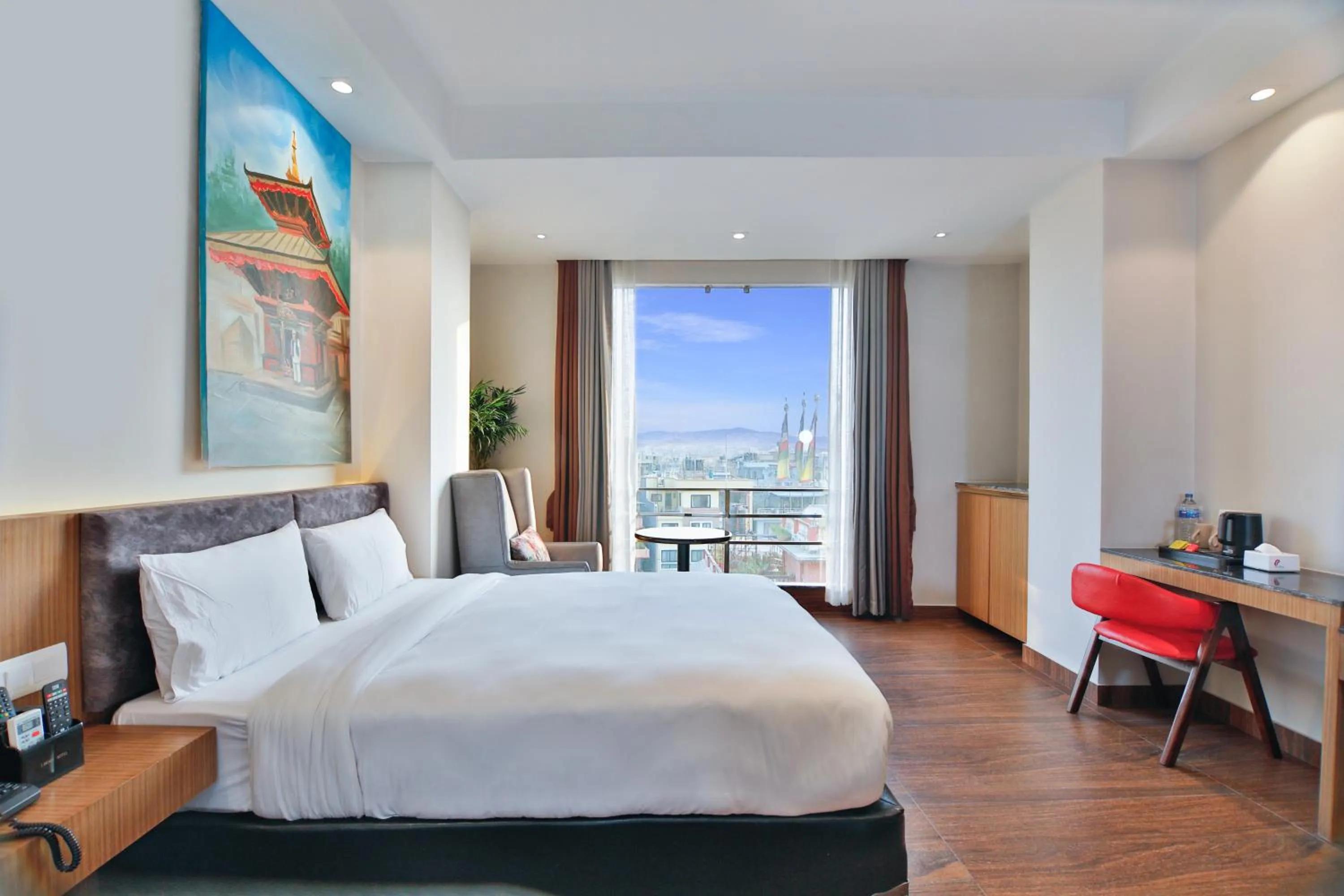 City view, Bed in Lakhey Hotel