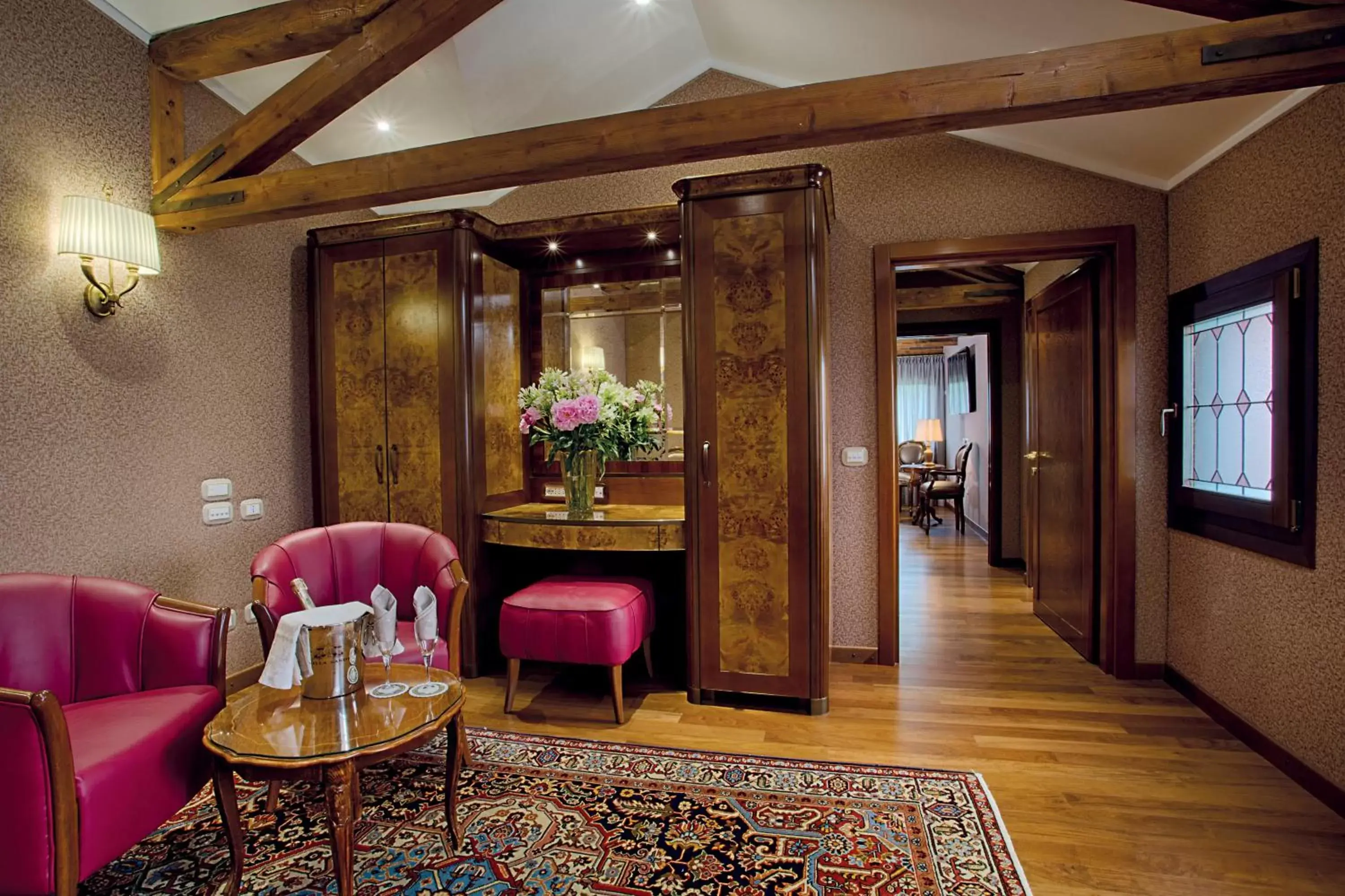 Seating area, Lobby/Reception in Hotel Santa Chiara