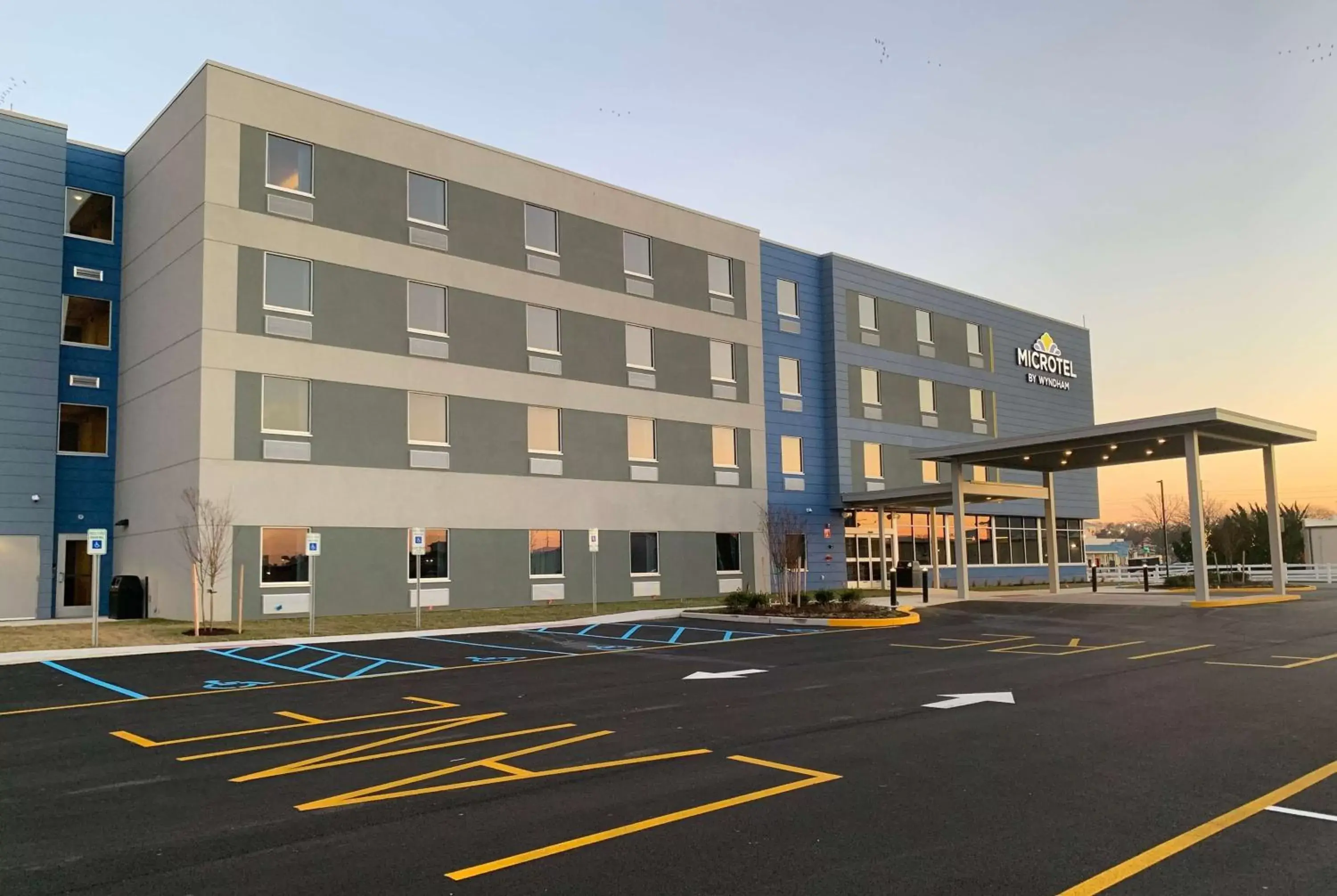 Property Building in Microtel Inn & Suites by Wyndham Rehoboth Beach