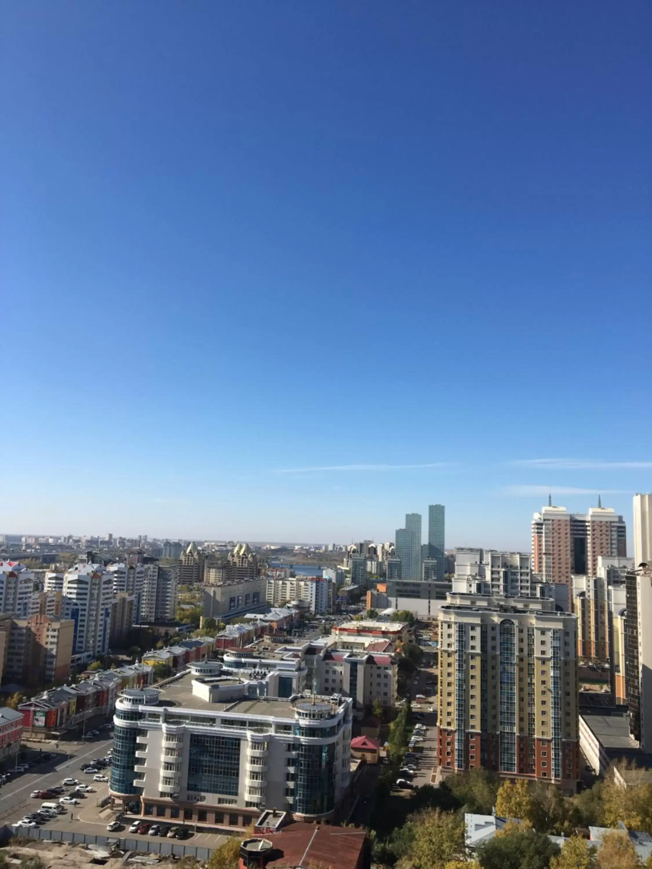 Bird's eye view in King Hotel Astana