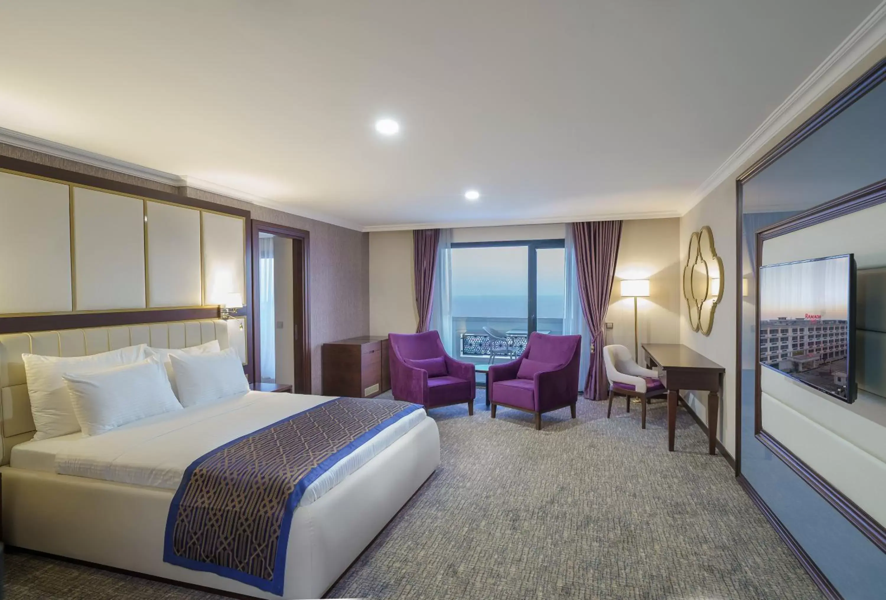 Bed, Sea View in Ramada Plaza by Wyndham Silivri